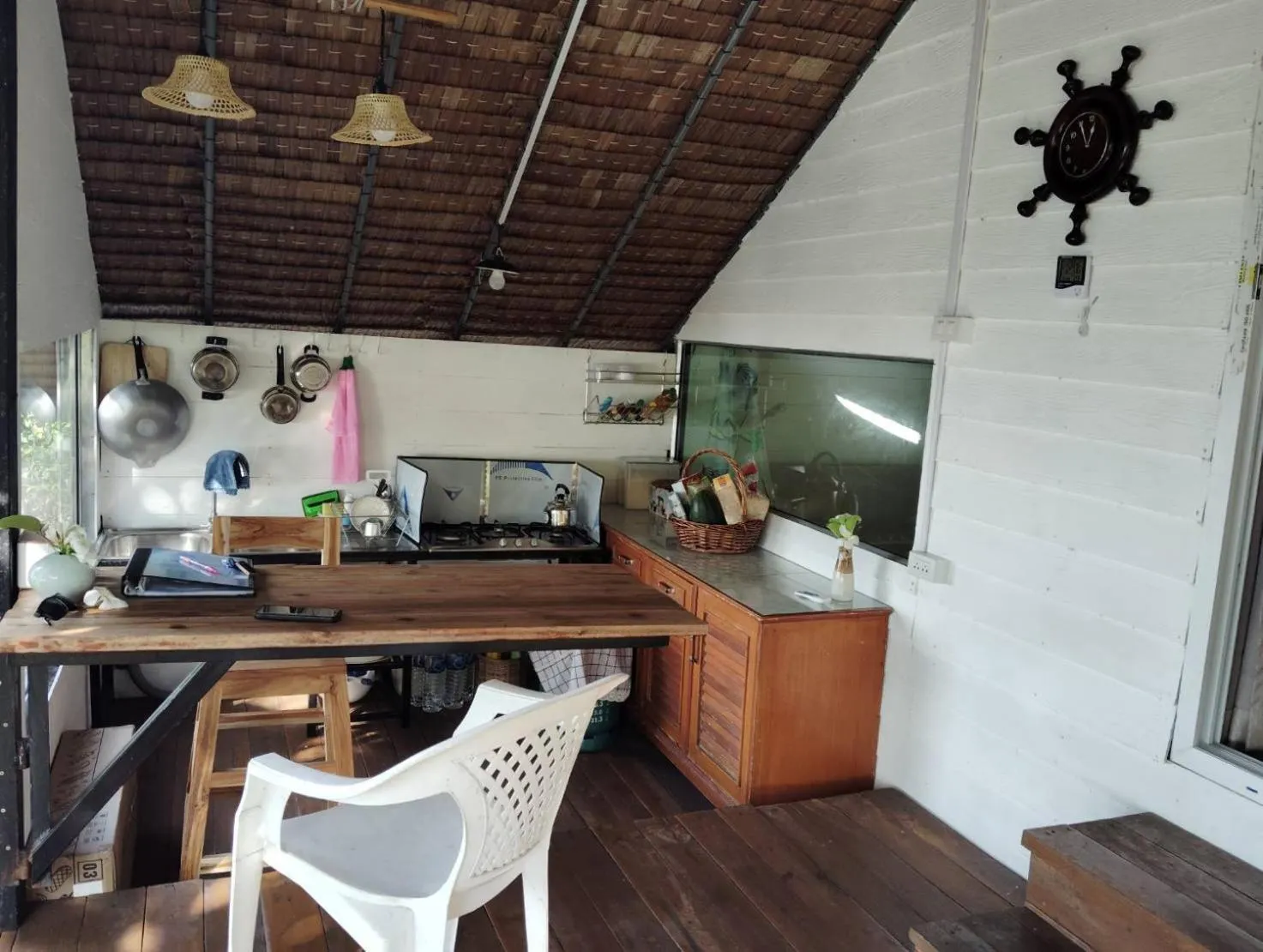 Kitchen or kitchenette in Koh Phaluai Beach Bangalow