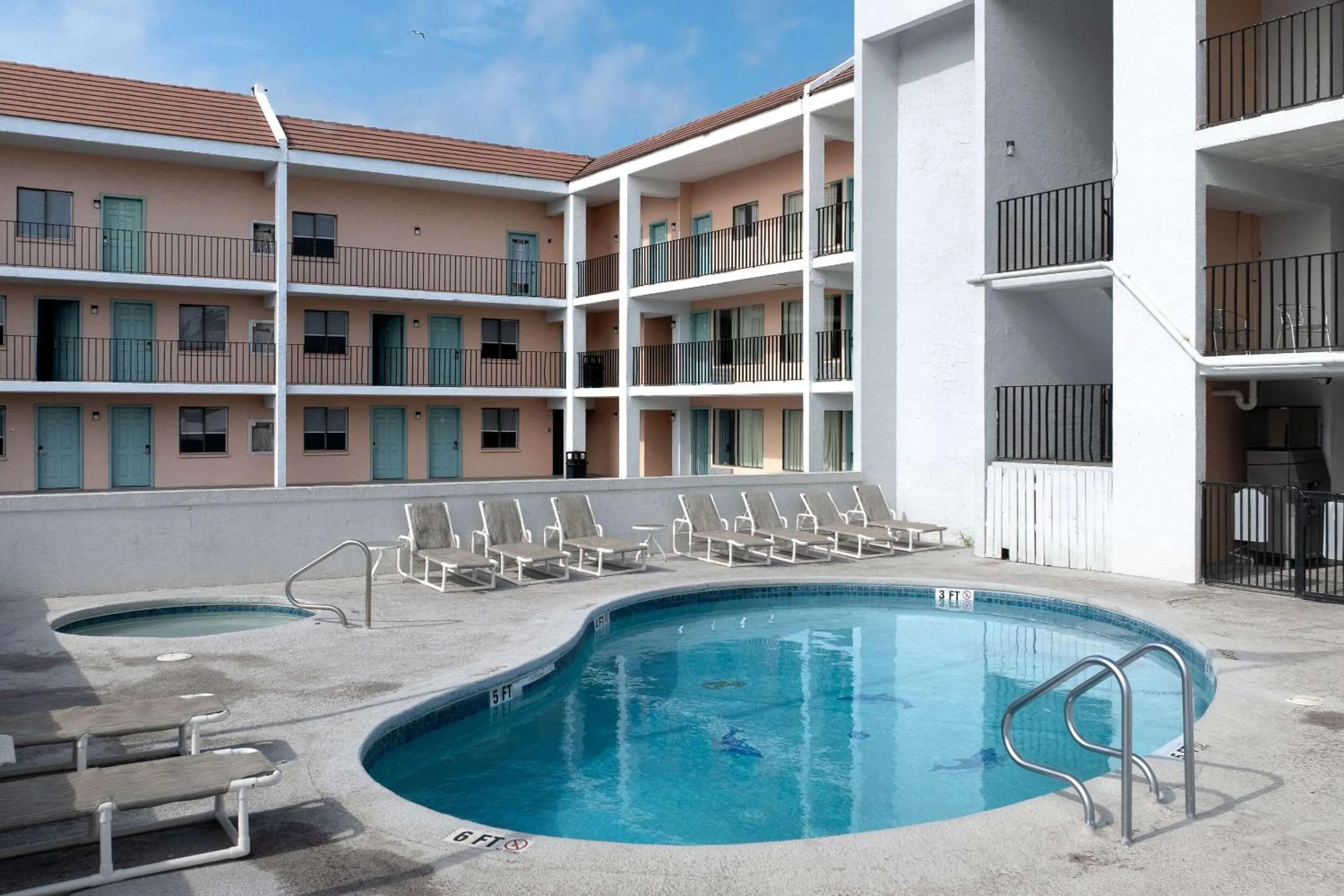 Swimming pool in WindWater Hotel and Marina