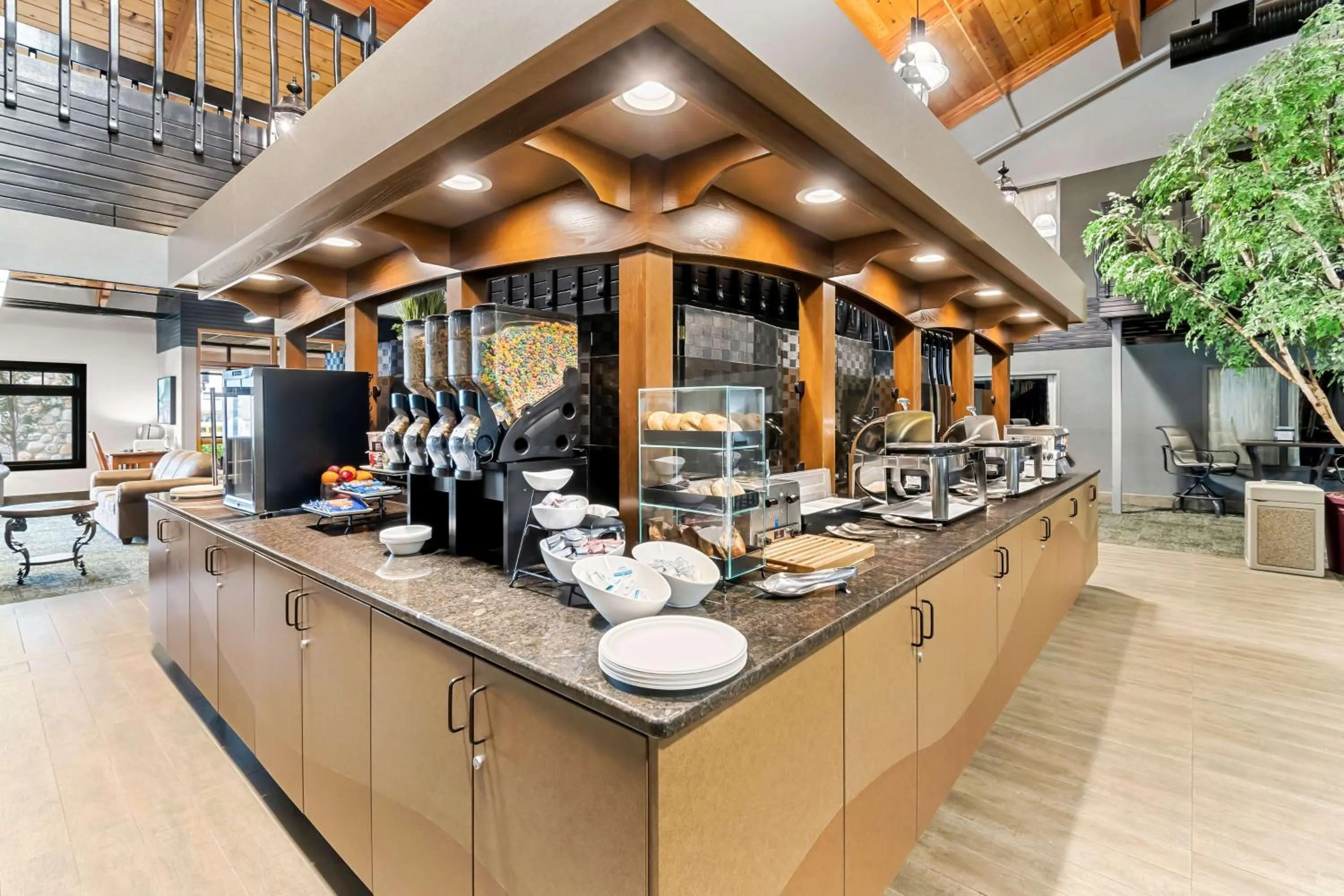 Breakfast in Heartland Inn & Suites, SureStay Collection by Best Western