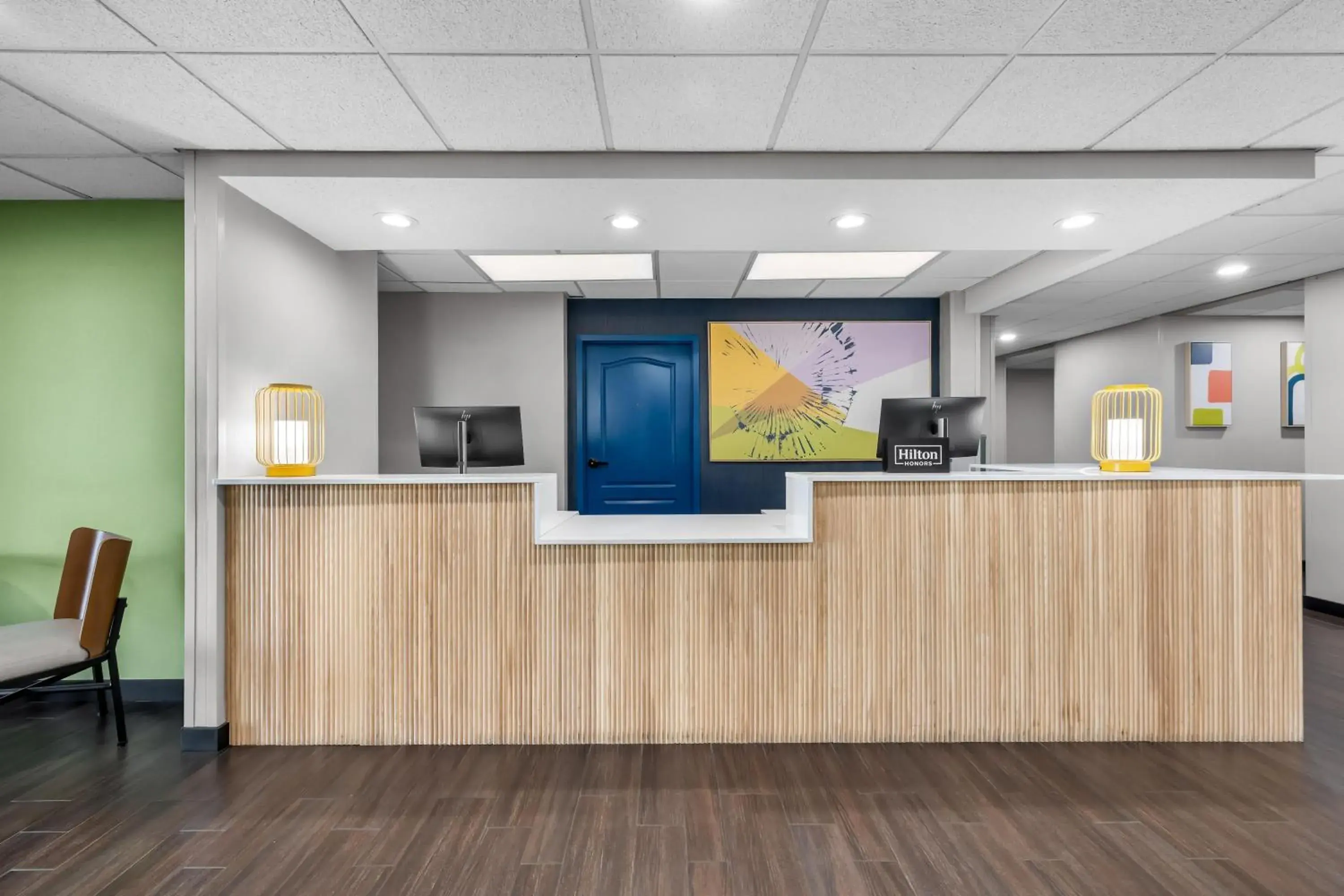 Lobby or reception in Spark by Hilton Green Bay Lobby or reception in Spark by Hilton Green Bay