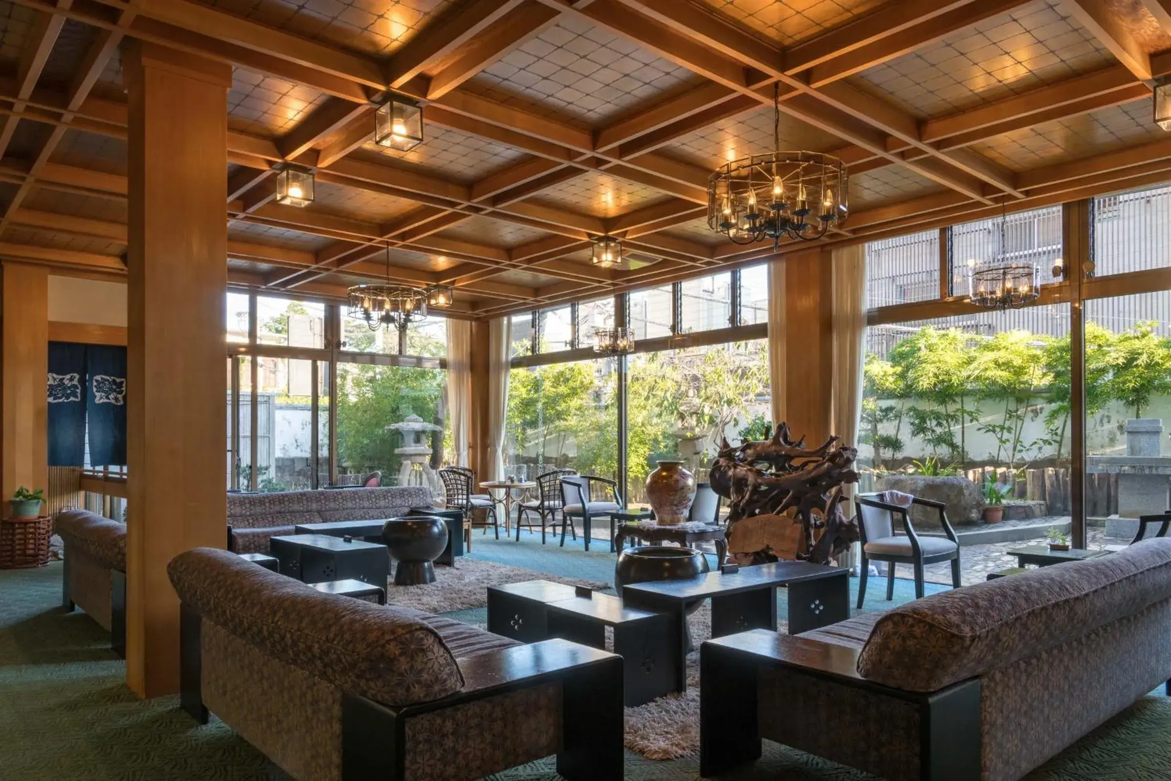 Lobby or reception in Atami Onsen Sakuraya Ryokan Lobby or reception in Atami Onsen Sakuraya Ryokan