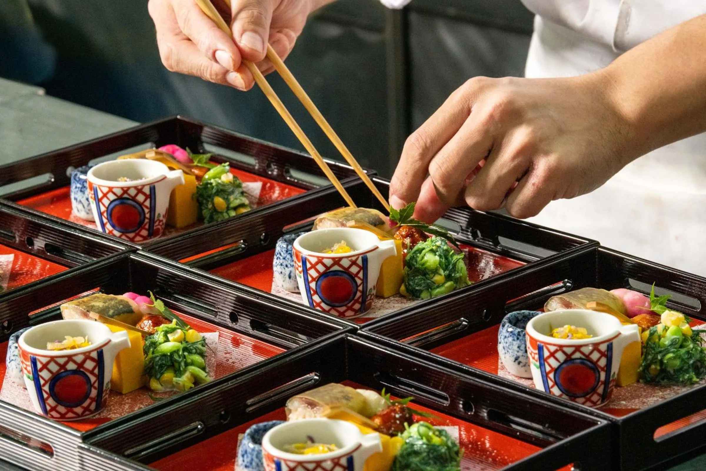 Food close-up in Atami Onsen Sakuraya Ryokan