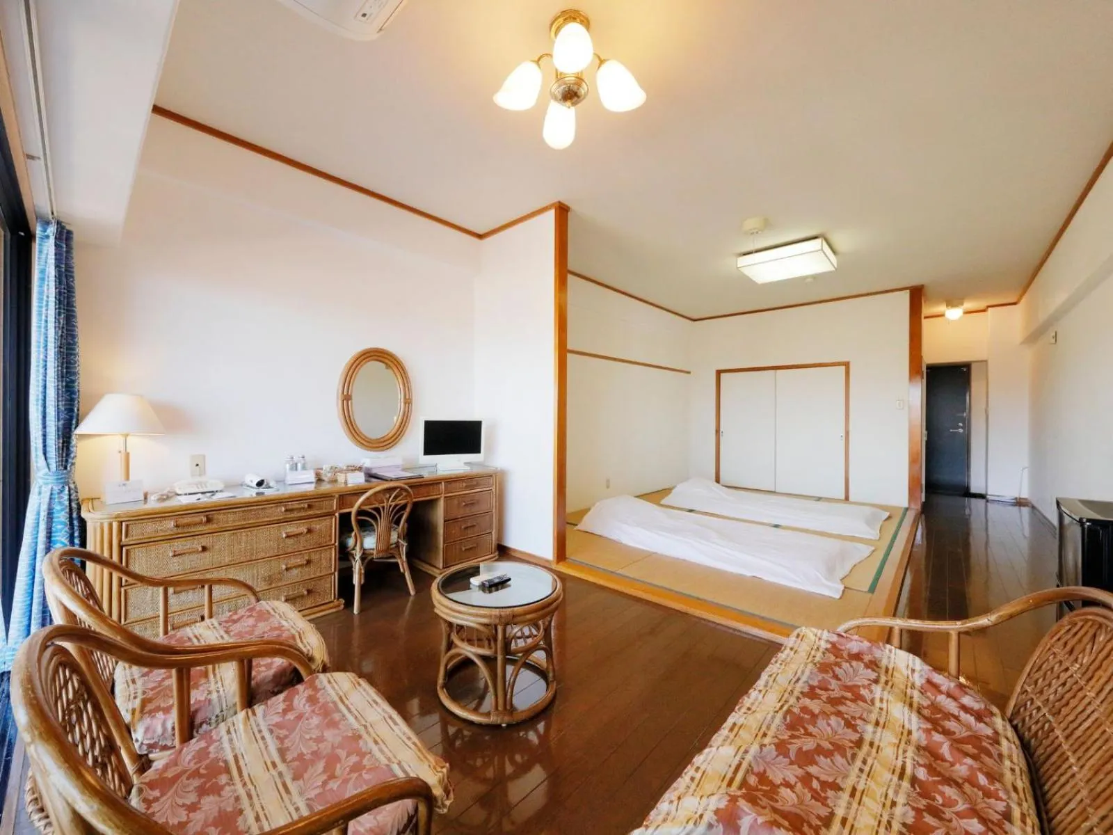 Photo of the whole room, Bed in Resort Hotel Umibe no Kajuen