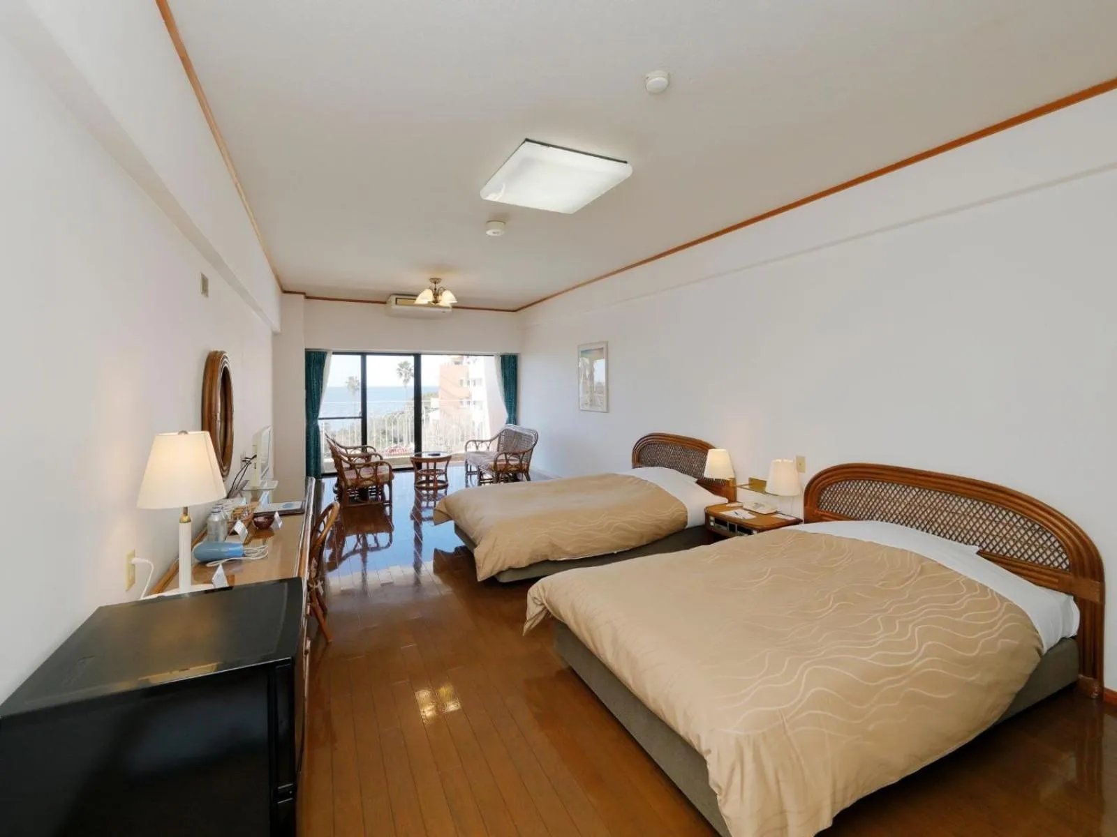 Photo of the whole room, Bed in Resort Hotel Umibe no Kajuen