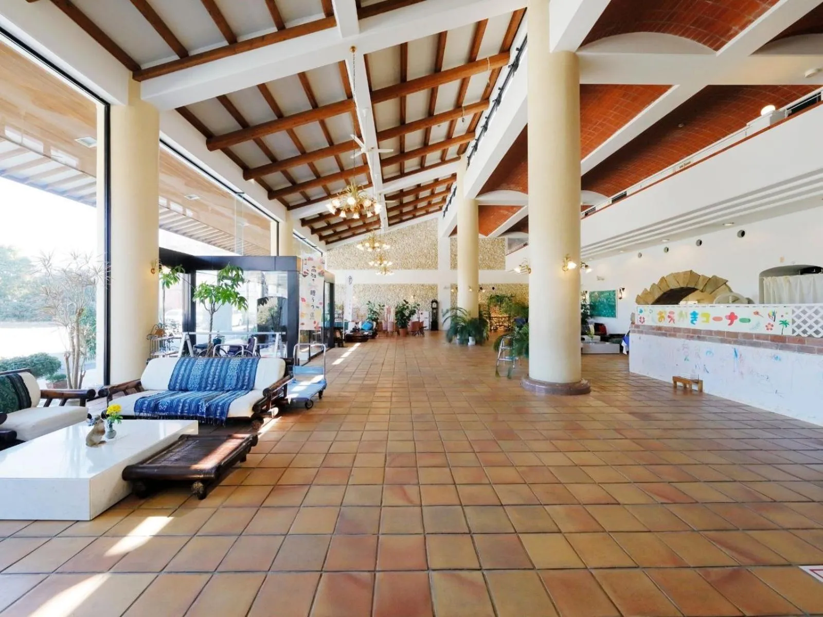 Lobby or reception in Resort Hotel Umibe no Kajuen