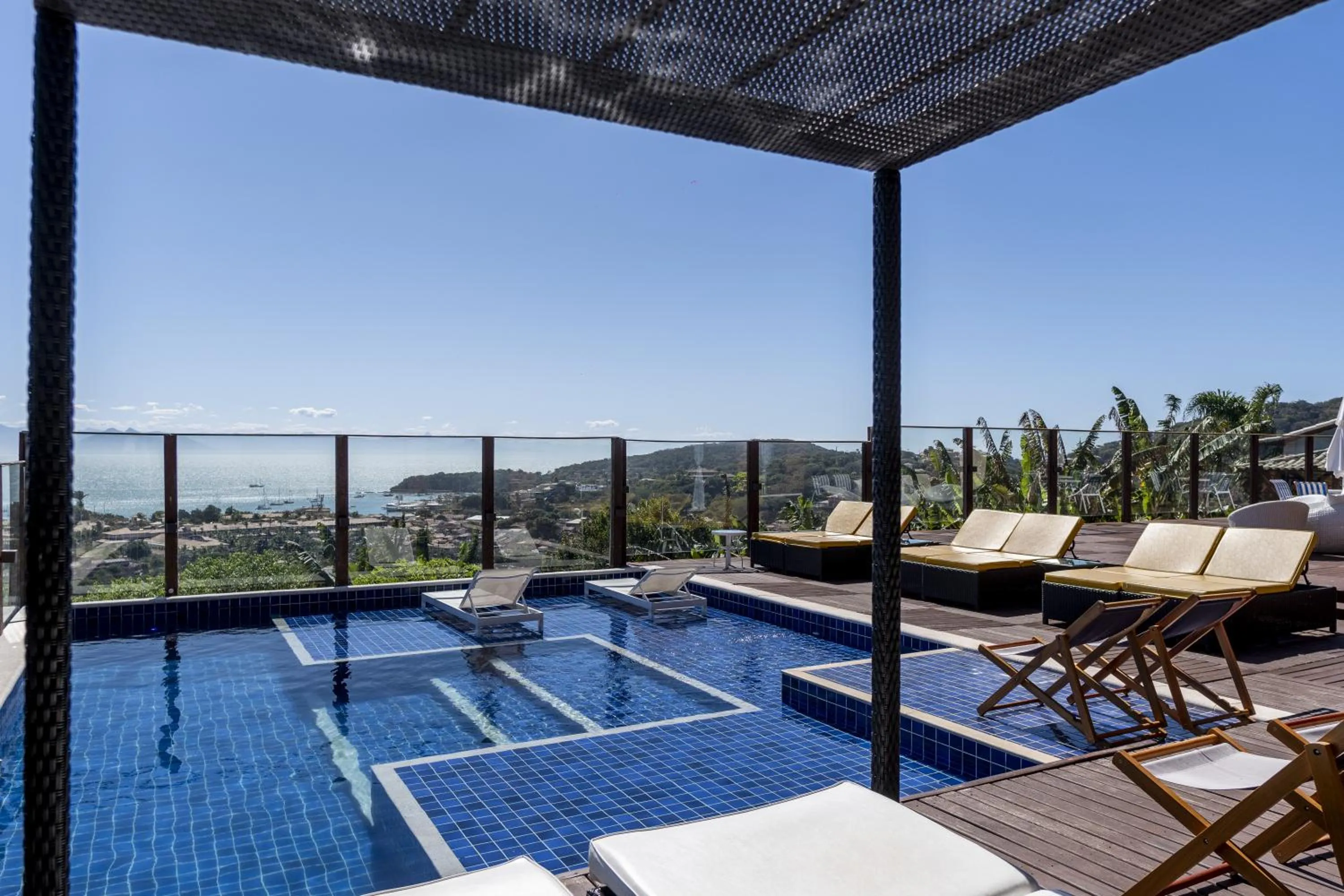 Pool view in Costa do Sol Boutique Hotel