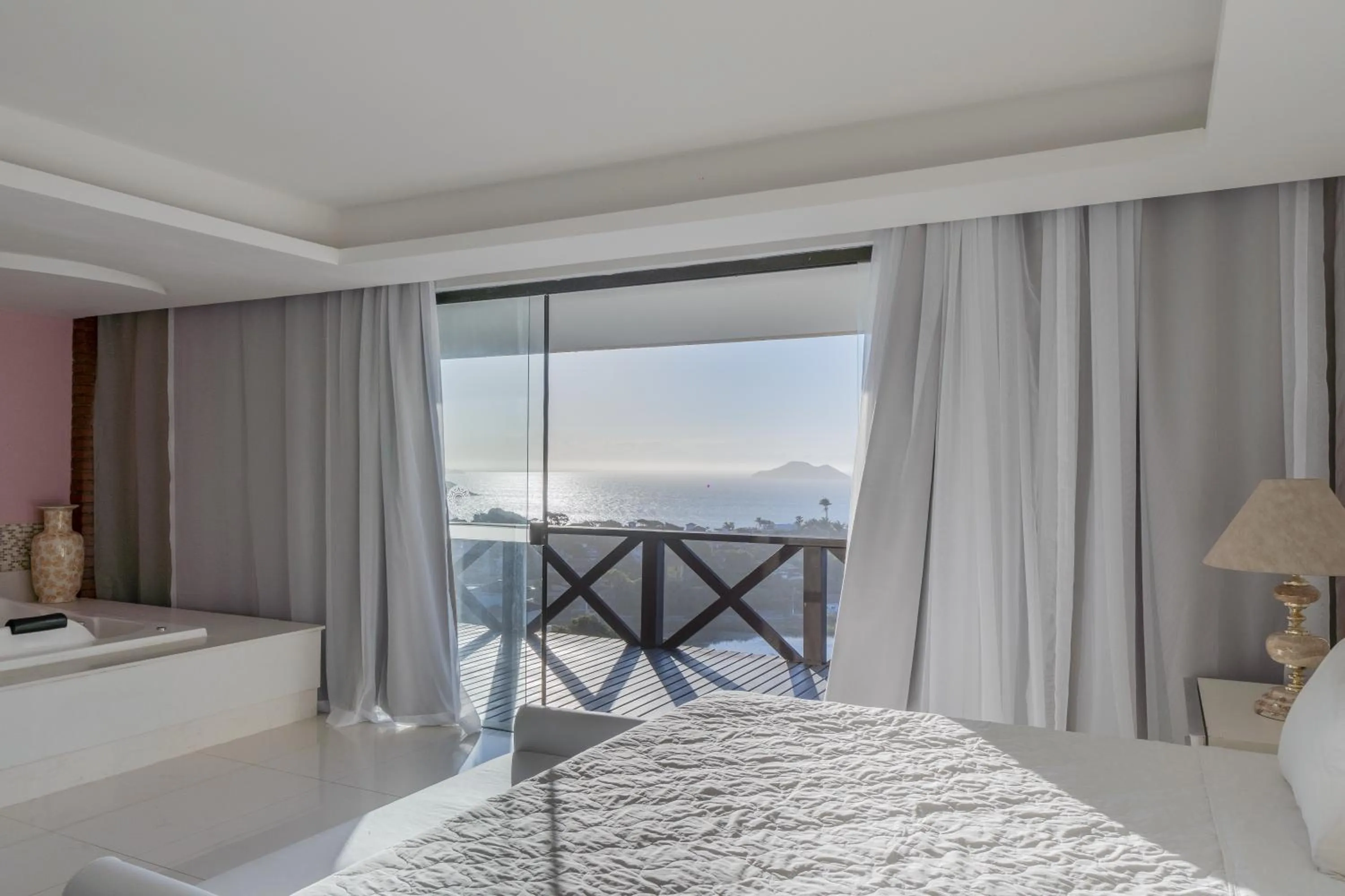 View (from property/room), Bed in Costa do Sol Boutique Hotel