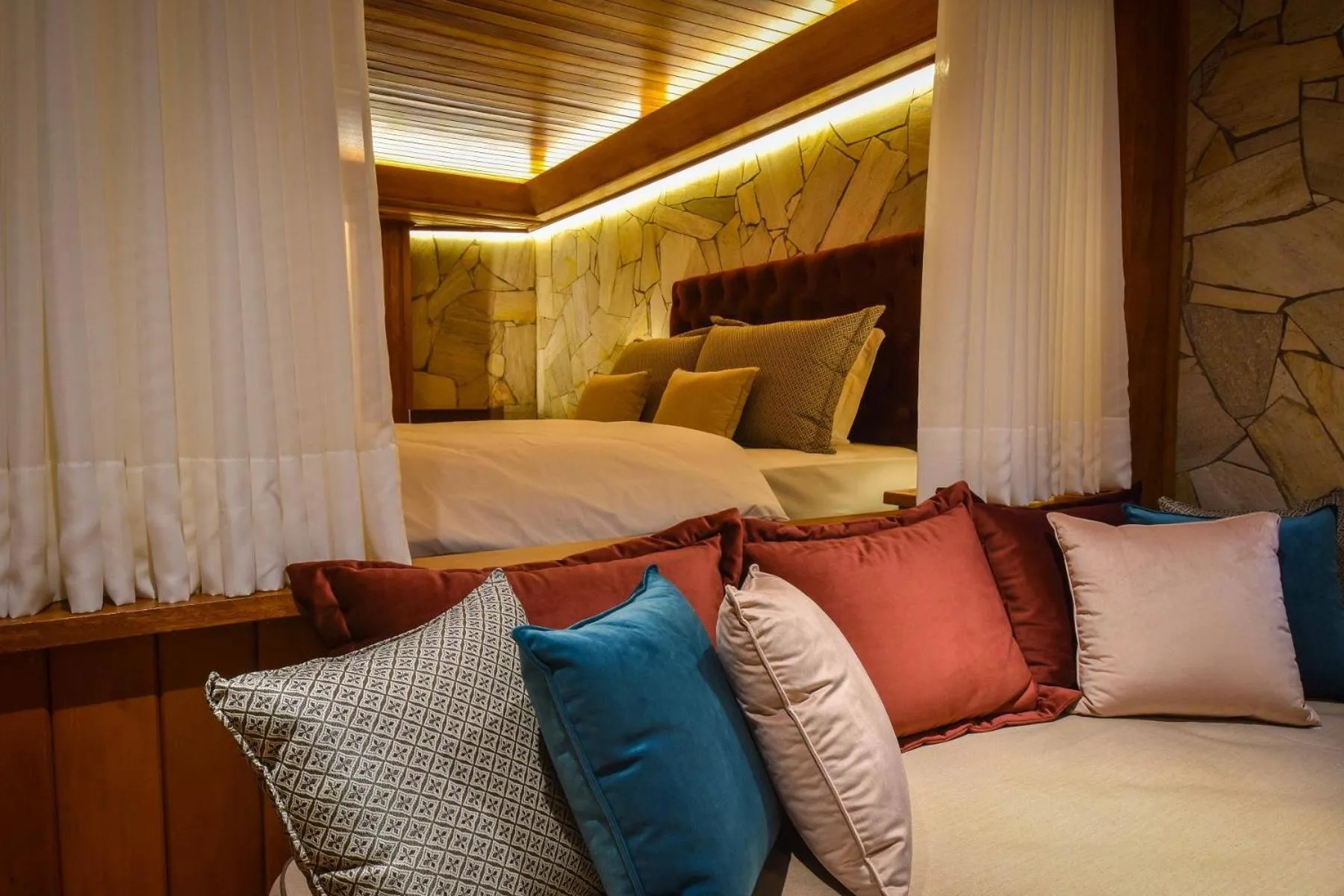 Photo of the whole room, Bed in Pousada Borô