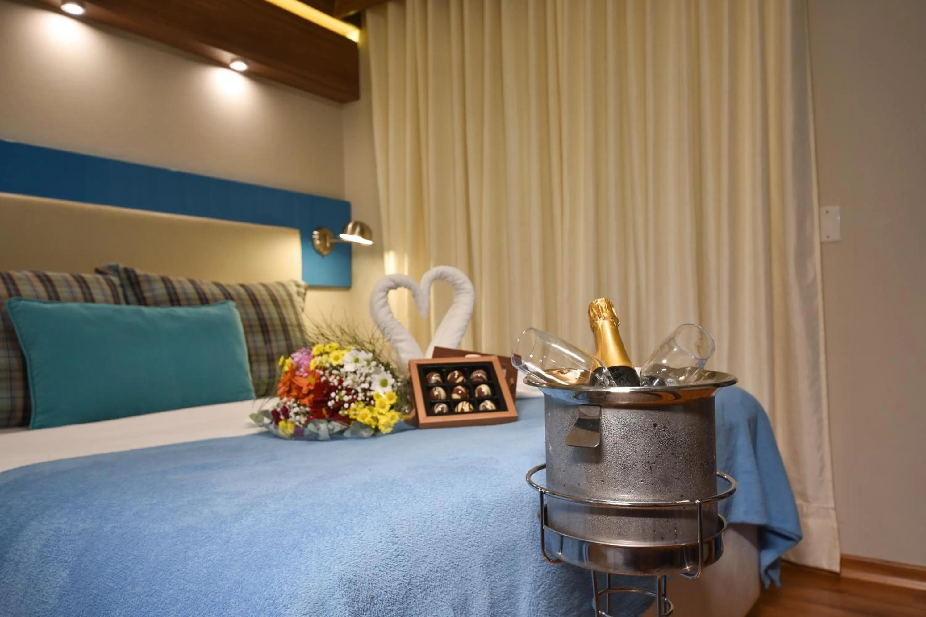 Bed in Pousada Borô