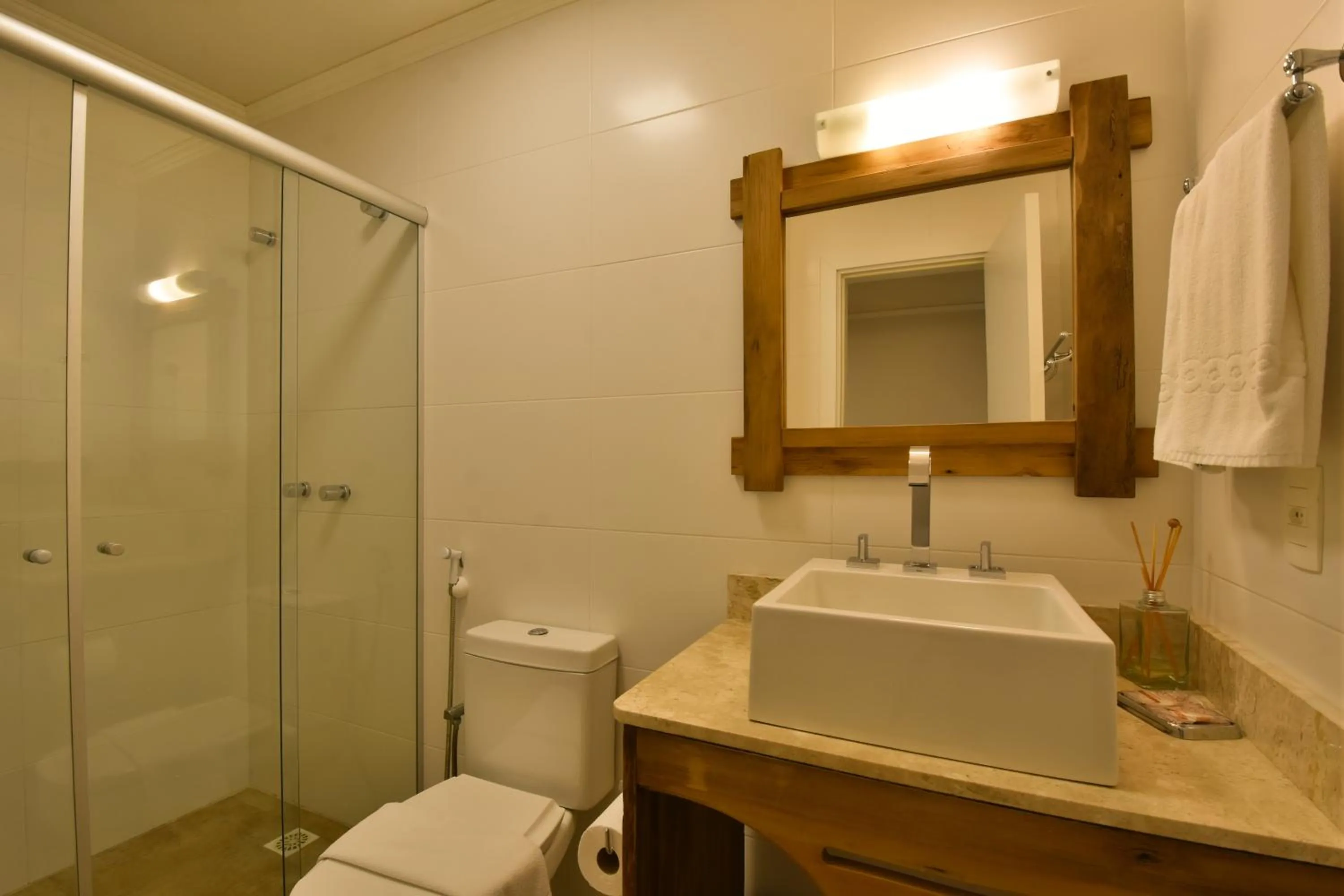 Bathroom in Pousada Borô