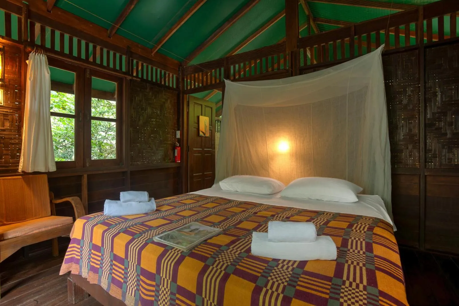 Bed in Our Jungle House