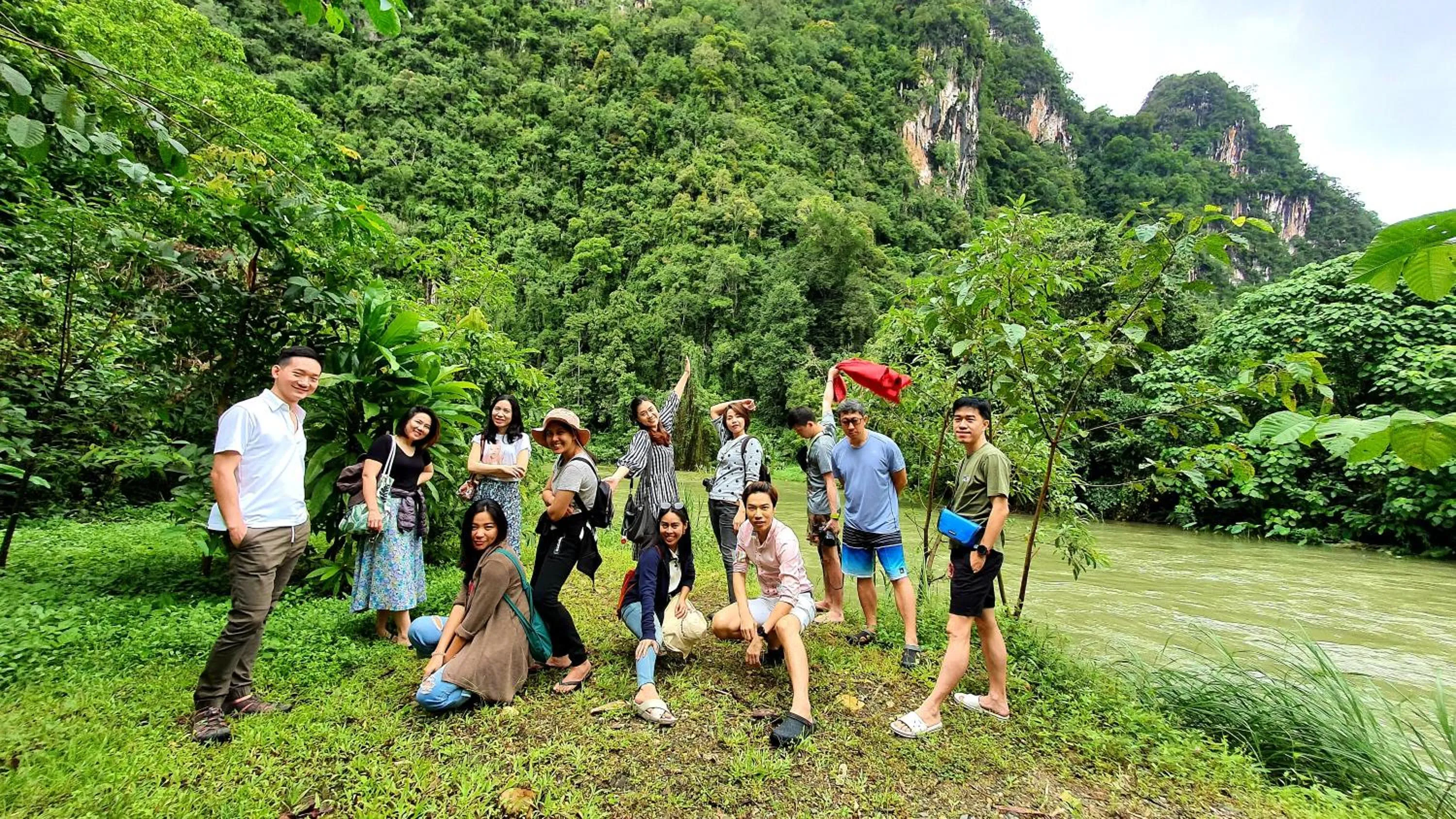 Natural landscape in Our Jungle House