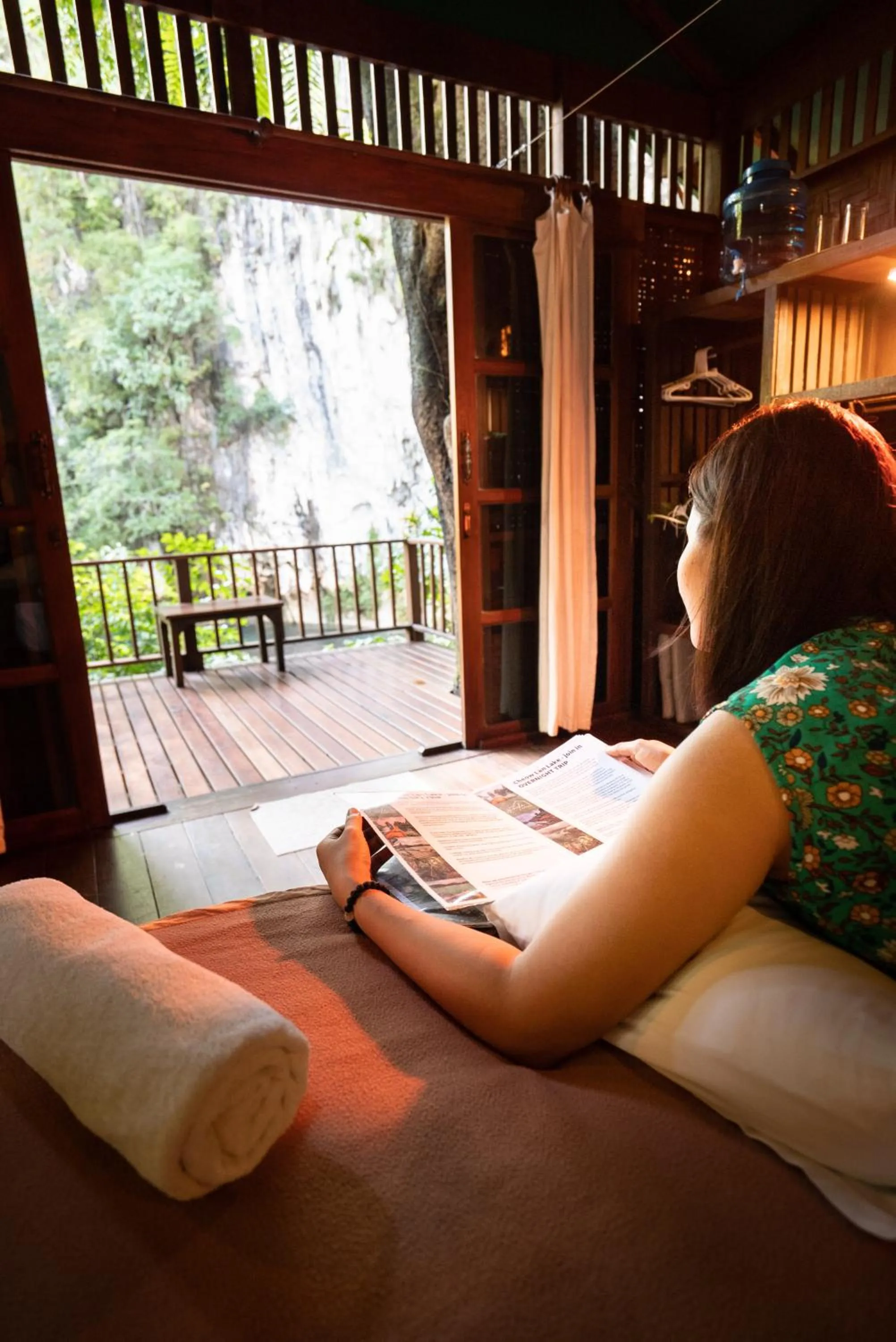 View (from property/room), Bed in Our Jungle House