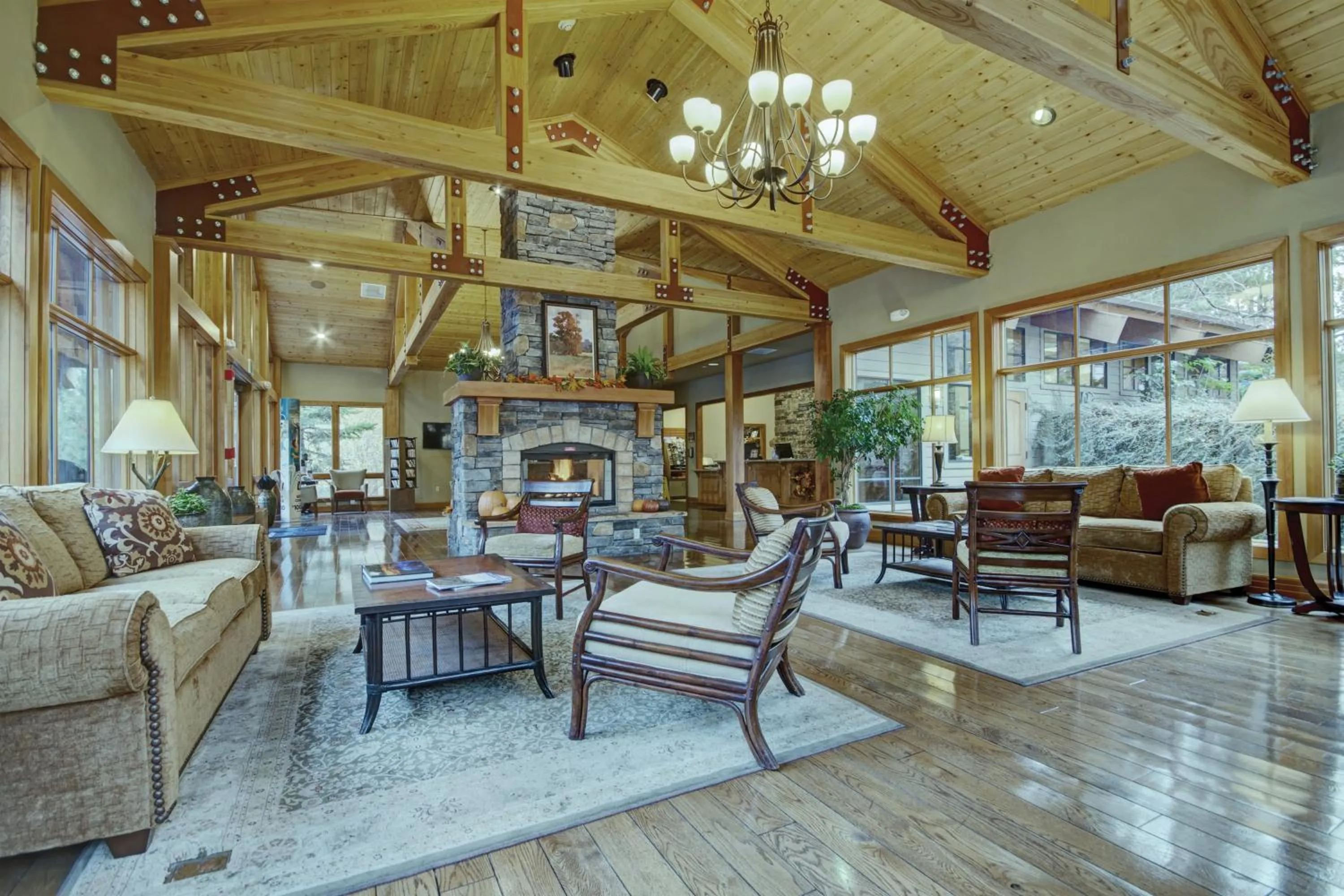 Lobby or reception in Seventh Mountain Resort