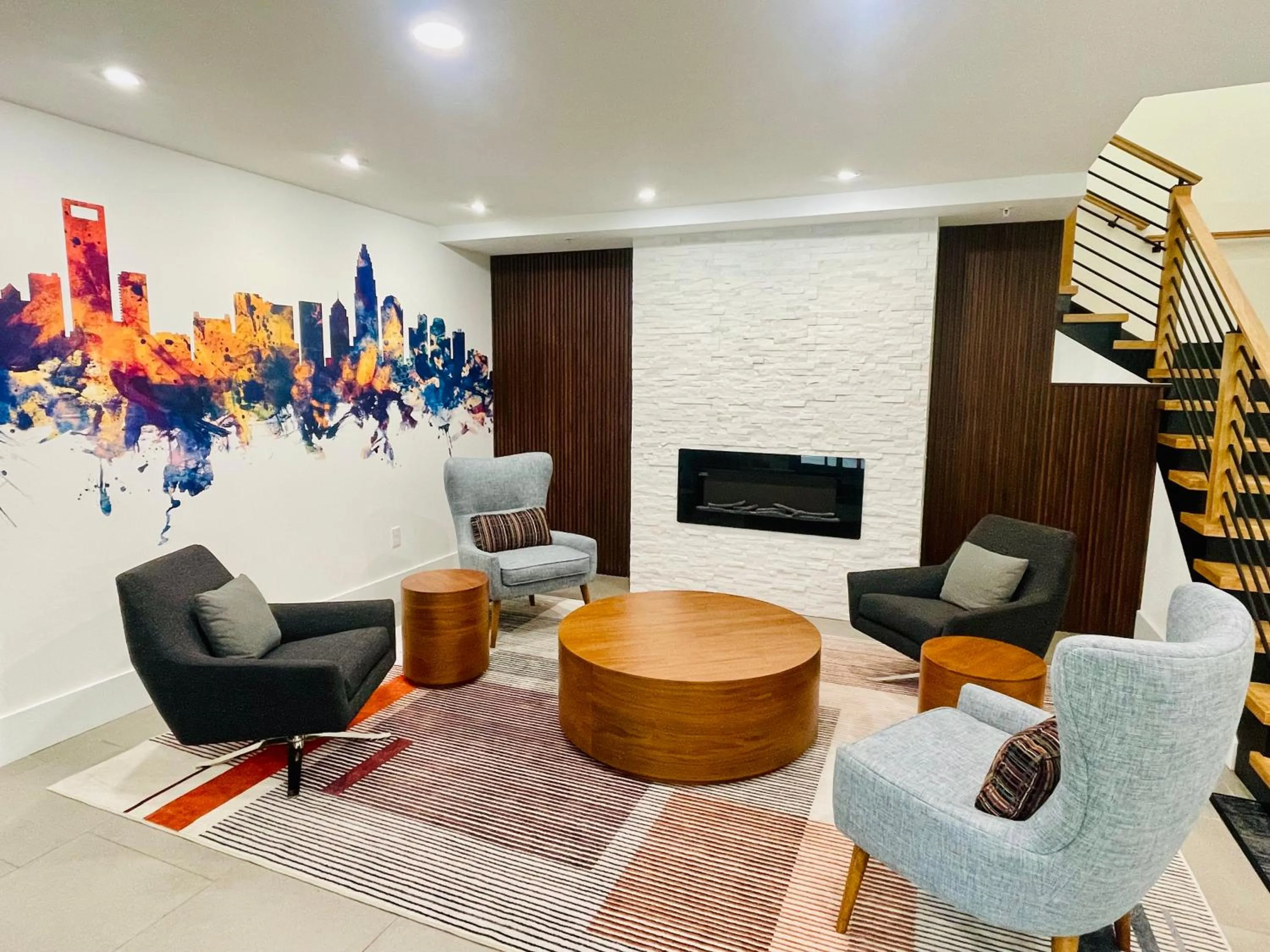 Seating area in Wingate by Wyndham Matthews - Charlotte