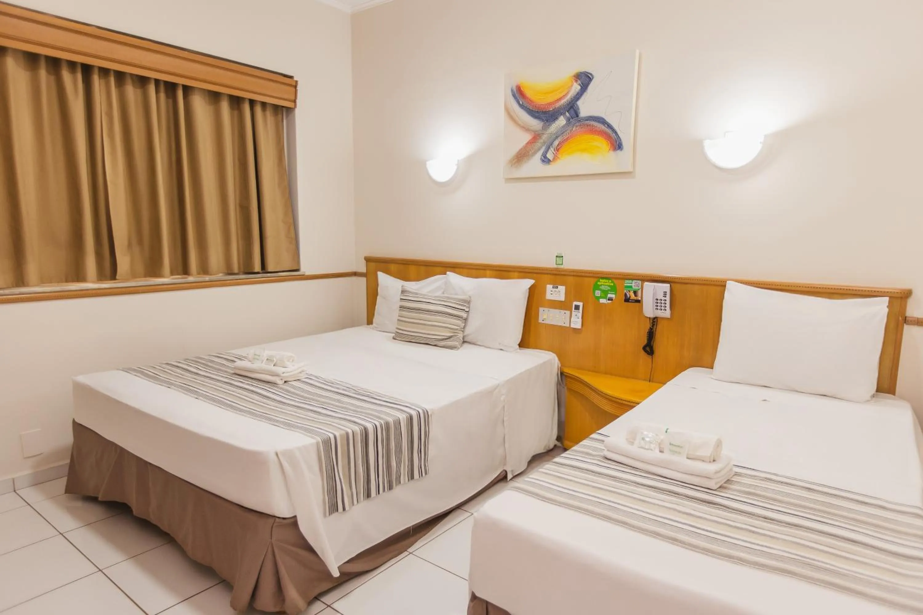 Bedroom, Bed in Hotel Nacional Inn Araçatuba