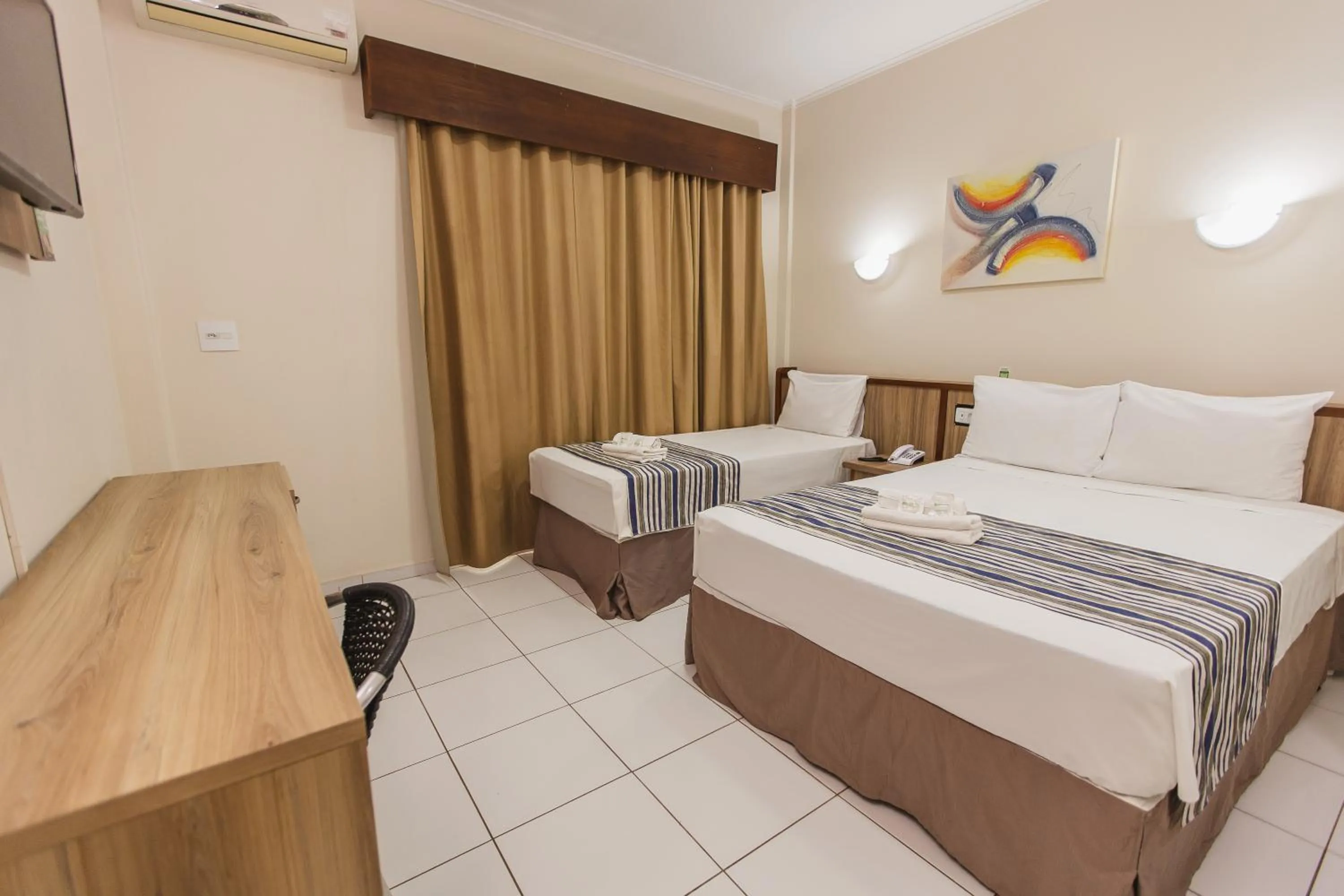 Bedroom, Bed in Hotel Nacional Inn Araçatuba