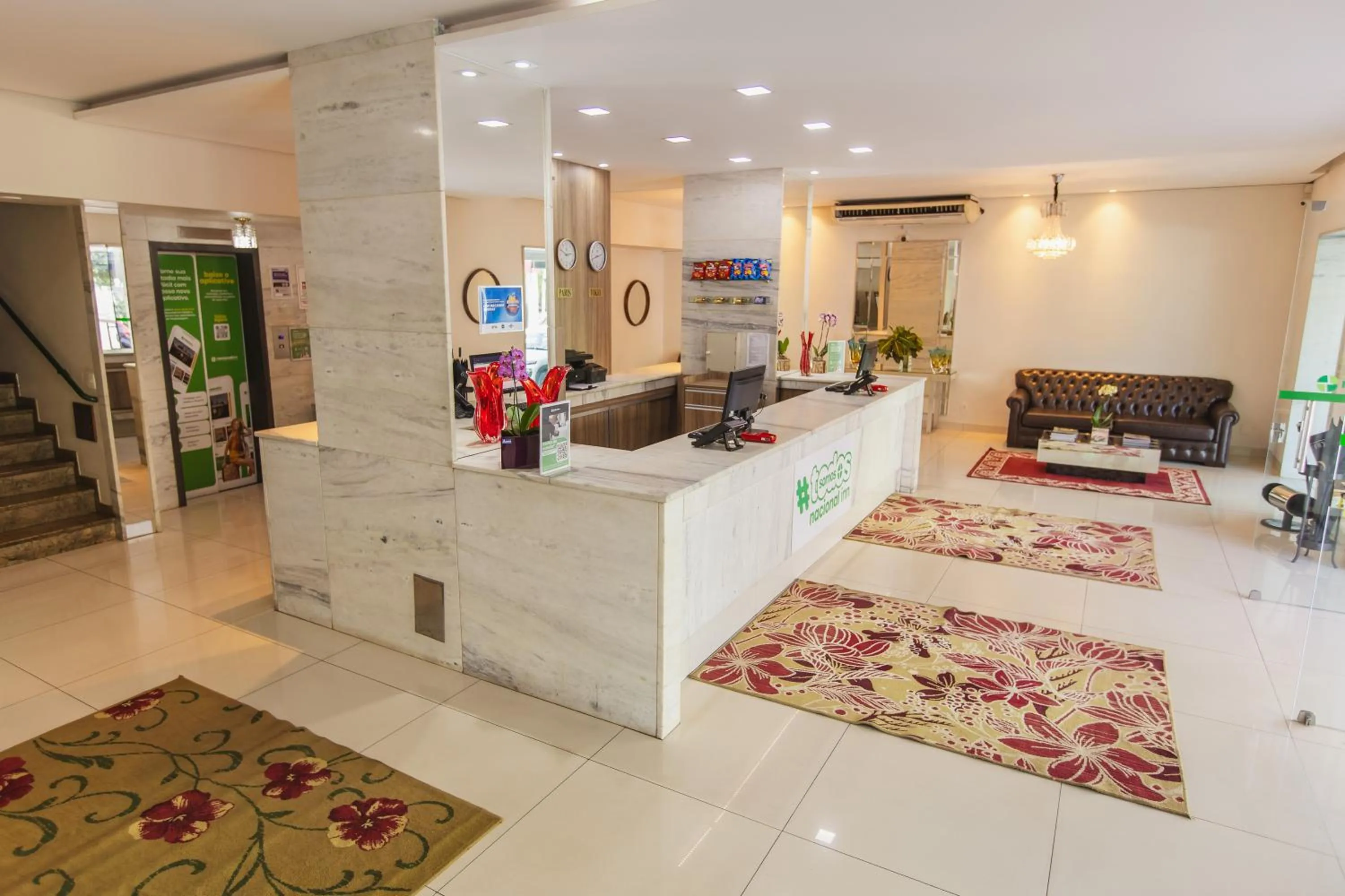 Lobby or reception in Hotel Nacional Inn Araçatuba