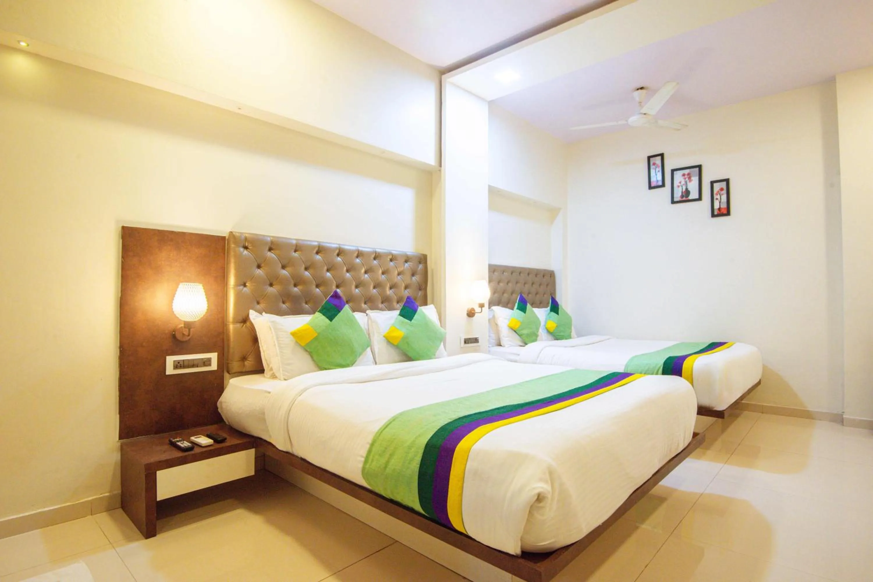 Bedroom, Bed in Treebo Blue Moon Powai
