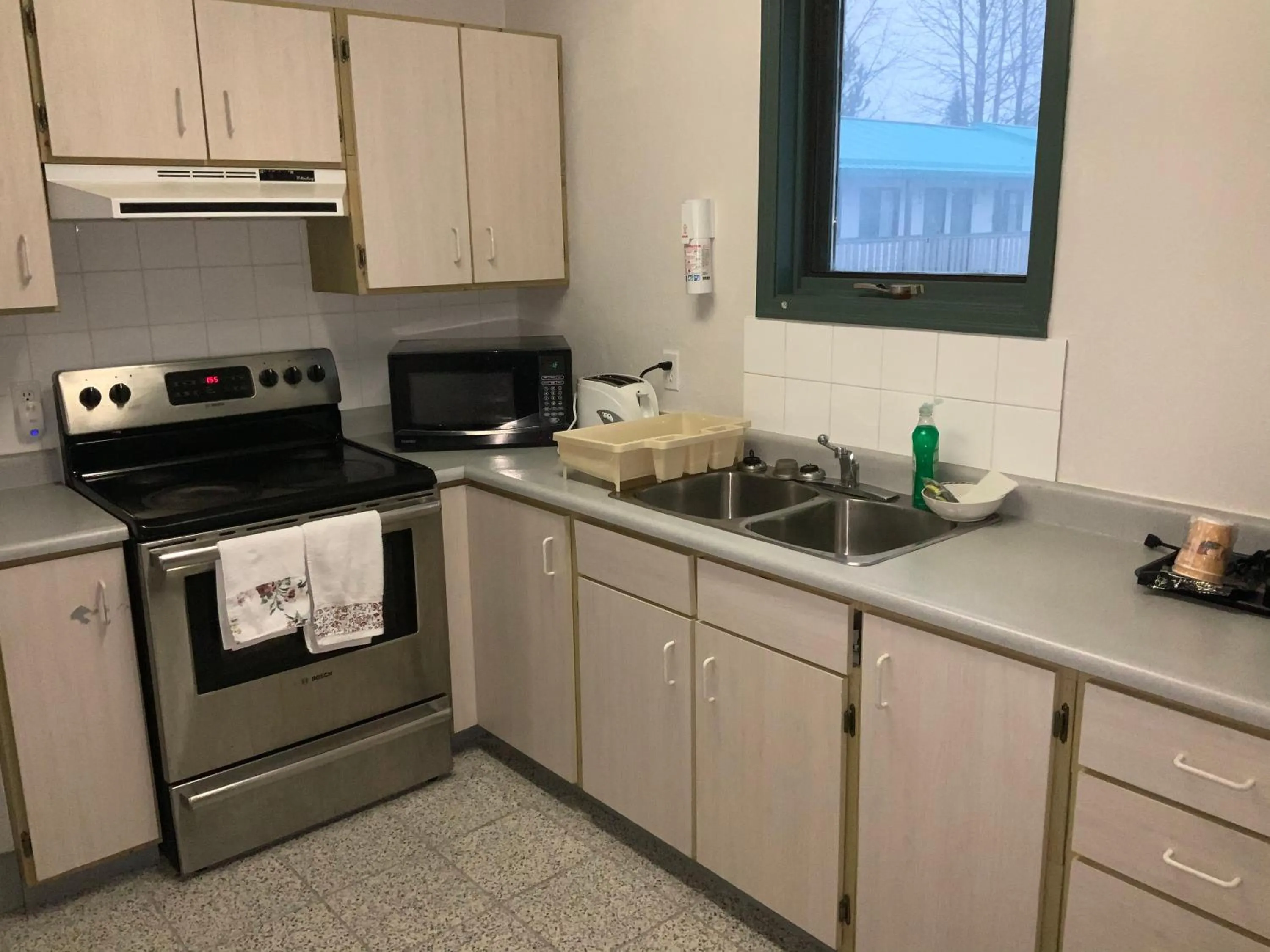 Kitchen or kitchenette in Alpine Inn