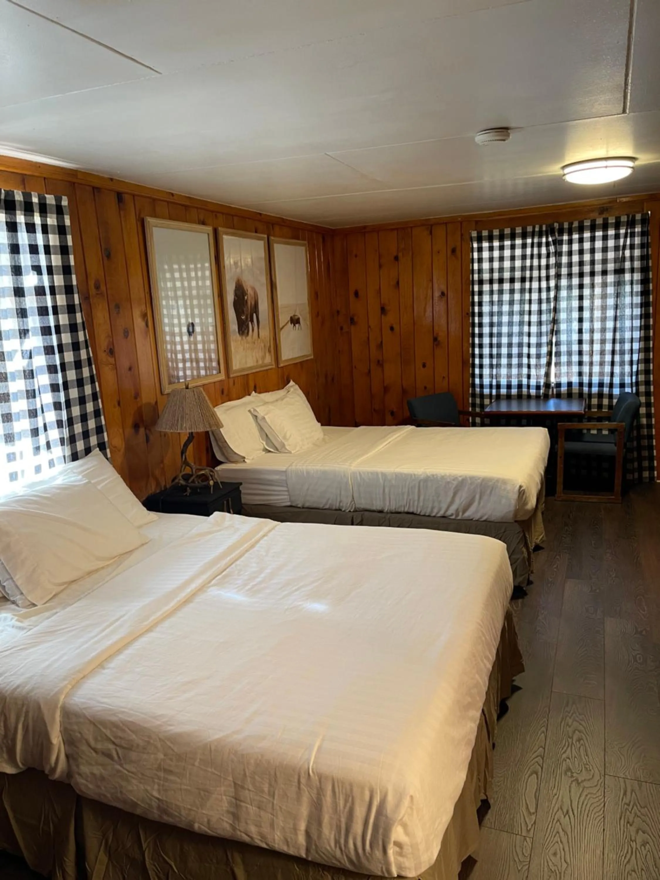 Bed in The Spruce Lodge