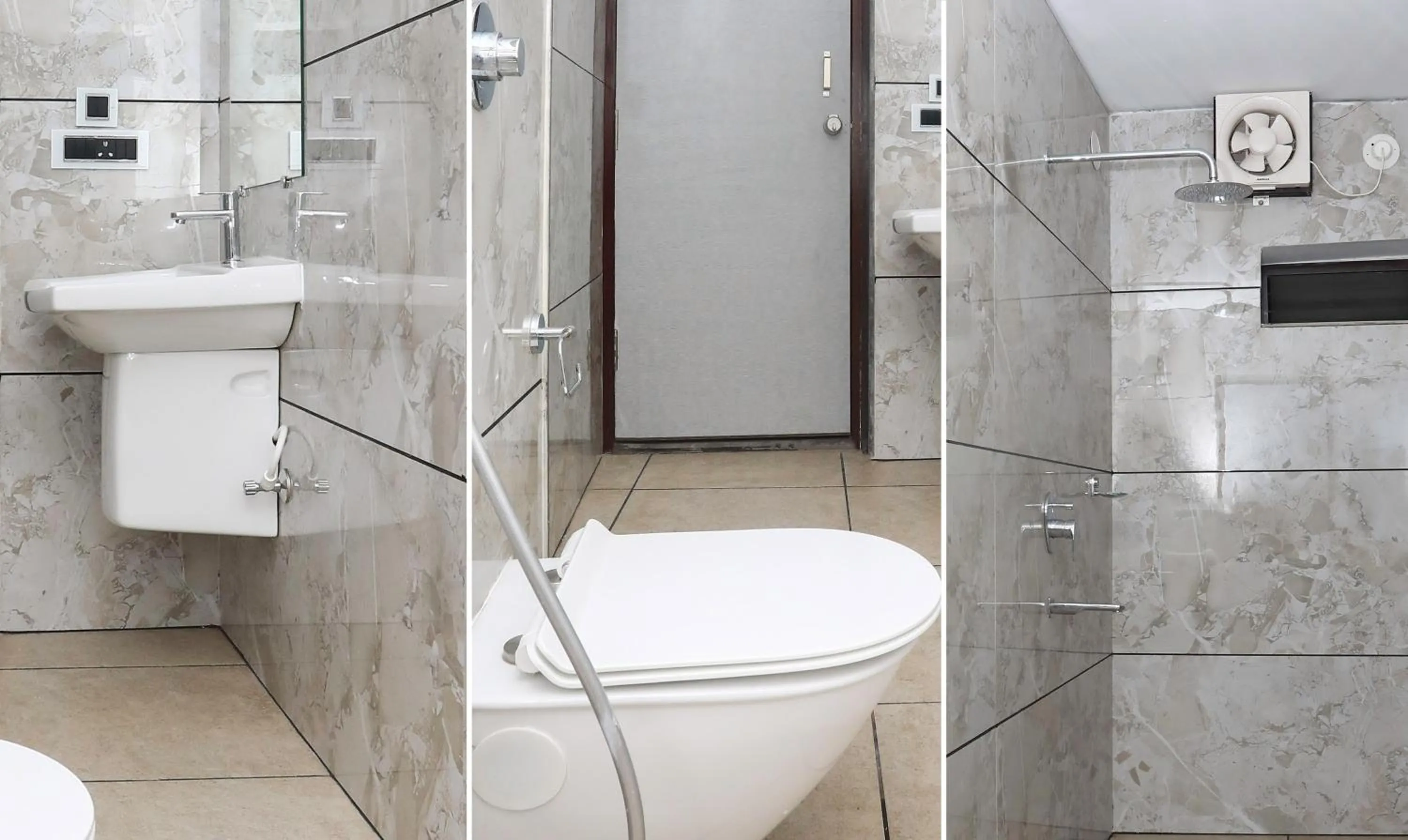 Toilet in Treebo Durga Boji Grand, Gonikoppal Town