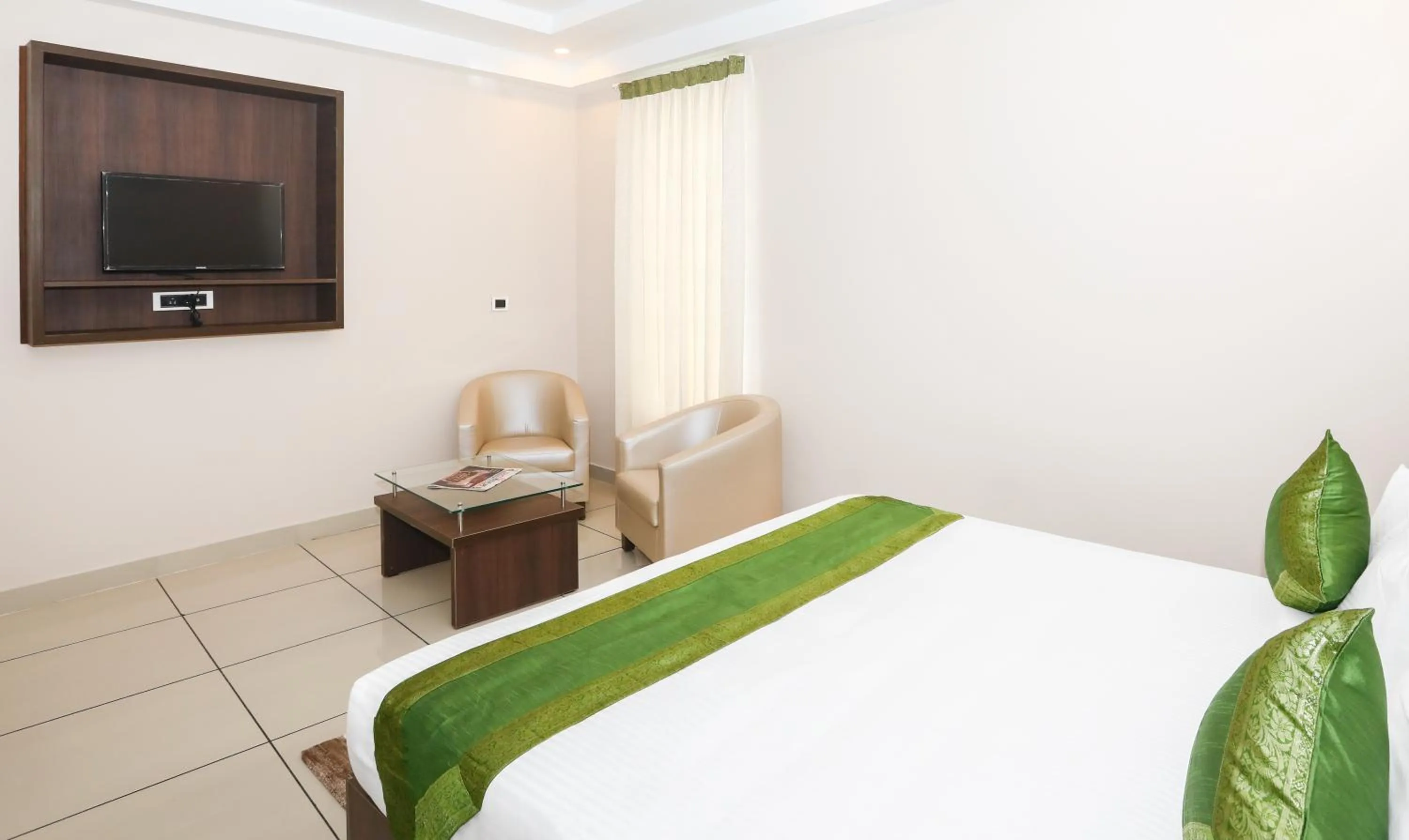 Bedroom, Bed in Treebo Durga Boji Grand, Gonikoppal Town