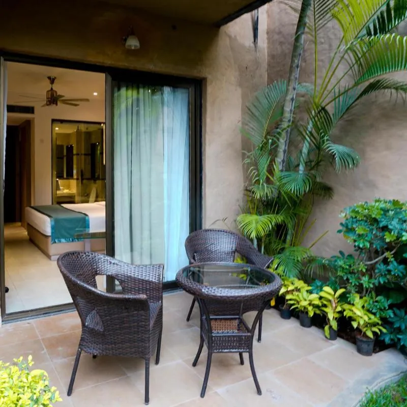 Patio in The Corinthians Resort