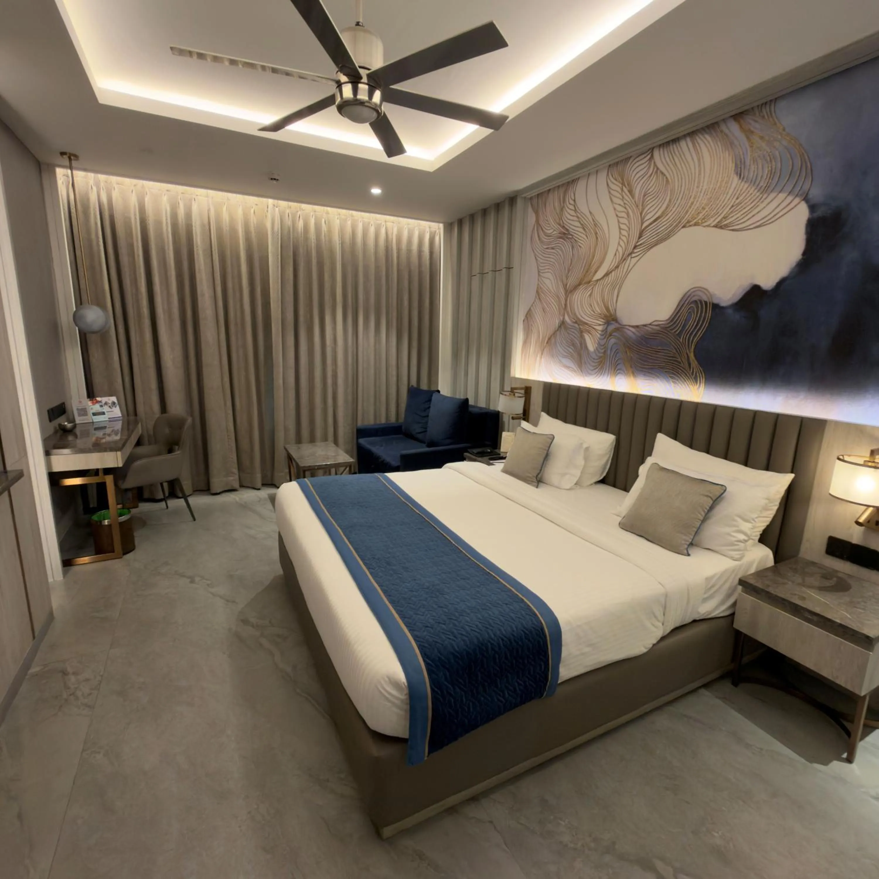 Bedroom, Bed in The Corinthians Resort