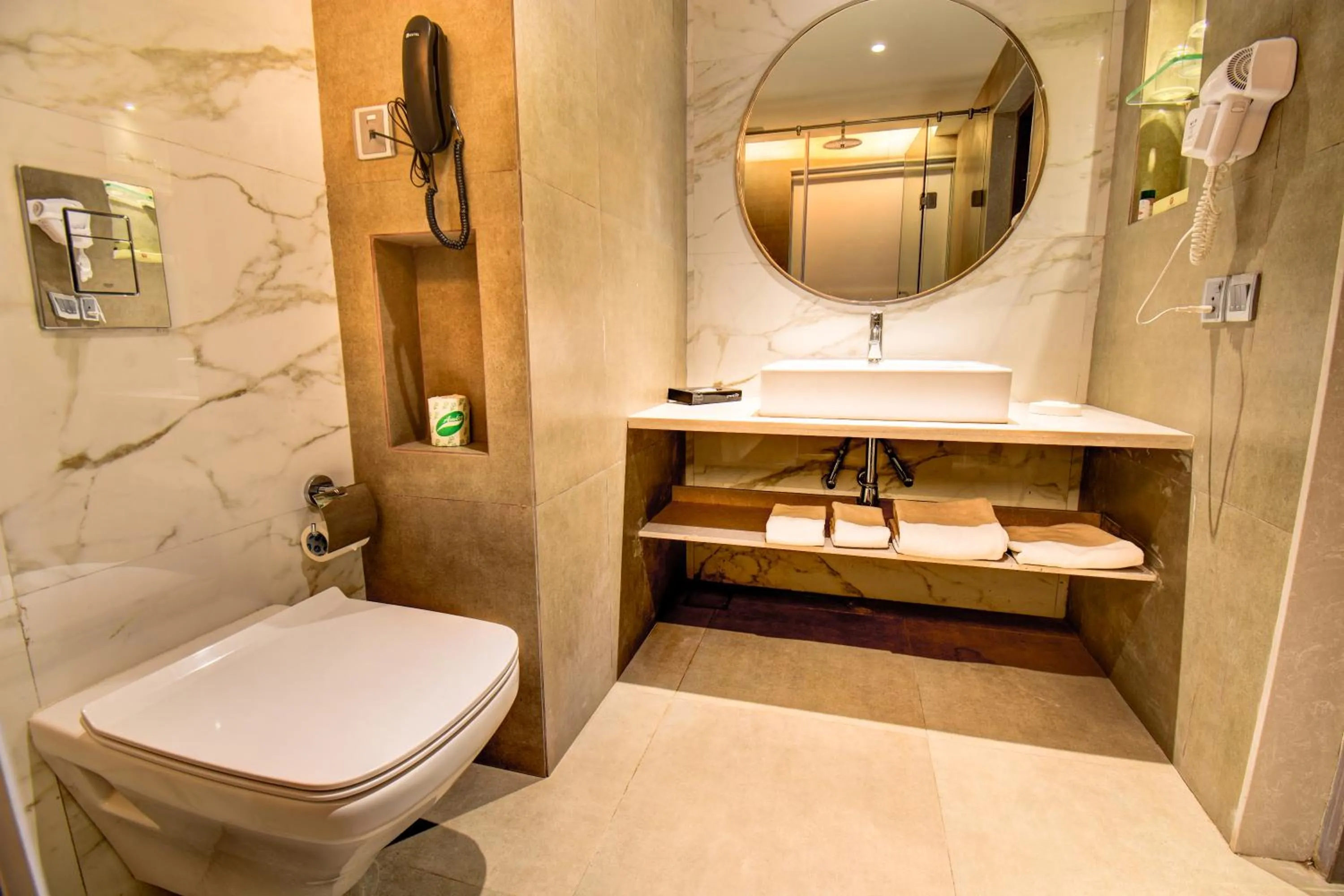 Bathroom in The Corinthians Resort