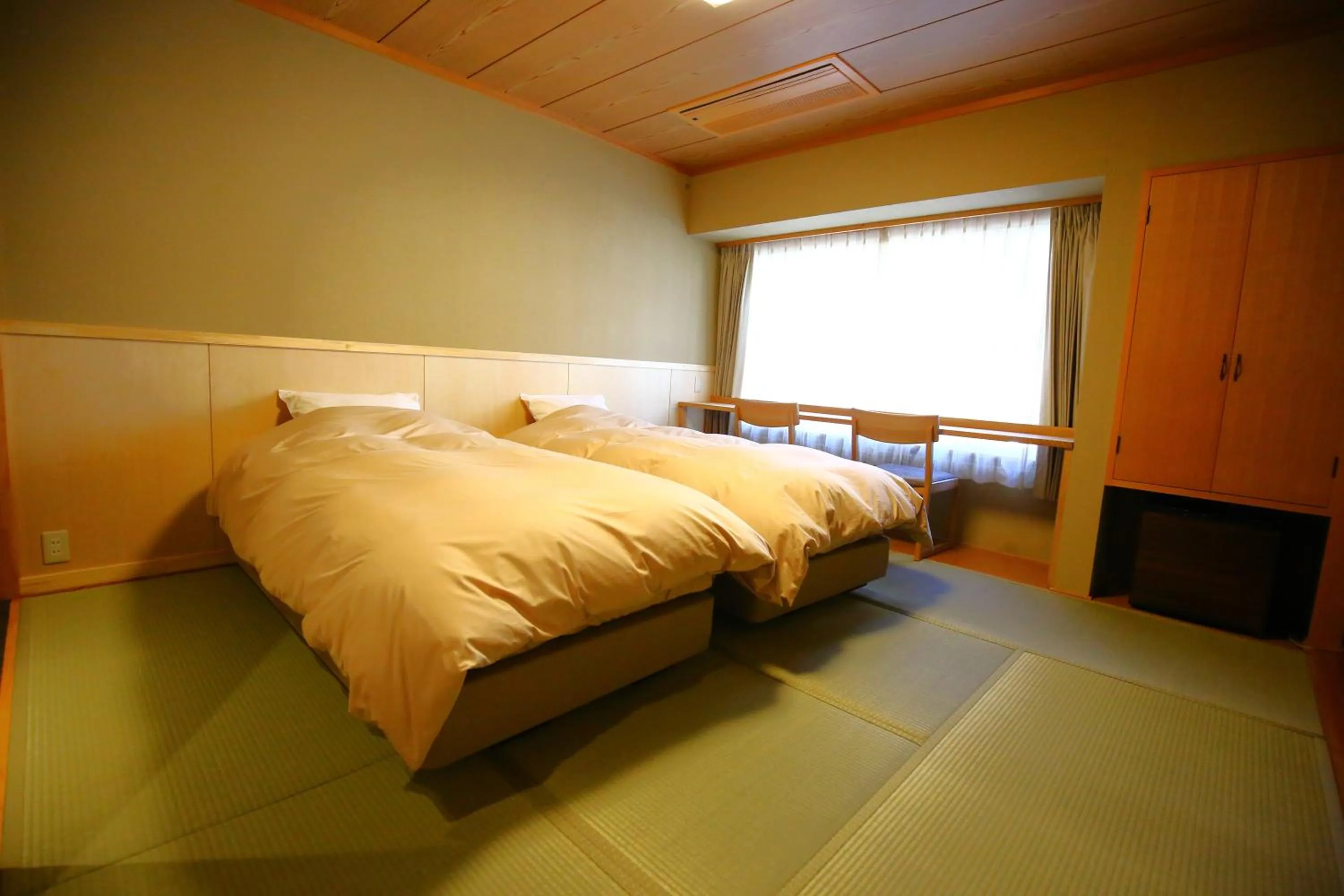 Bed in Nakajimaya Ryokan