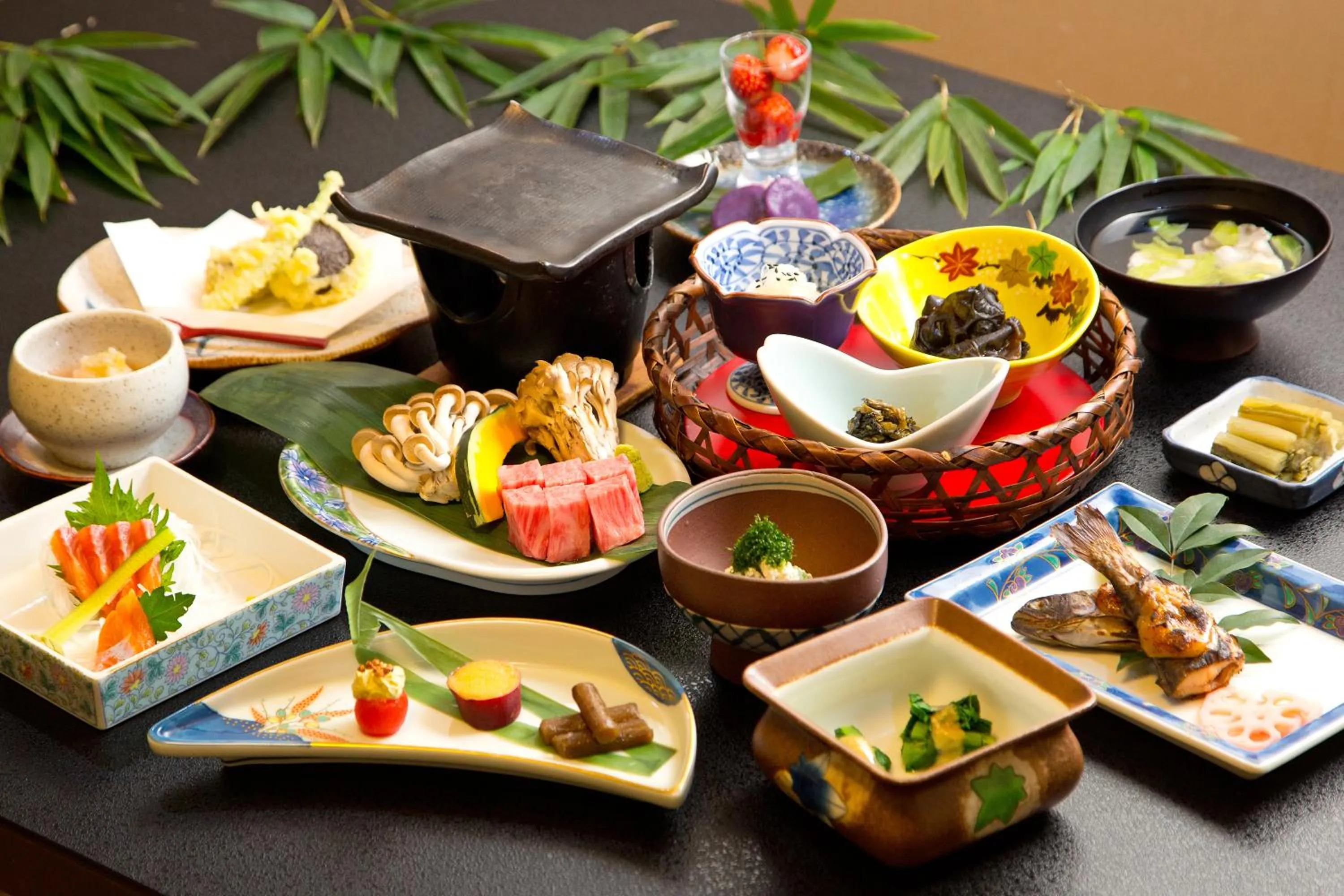 Dinner in Nakajimaya Ryokan