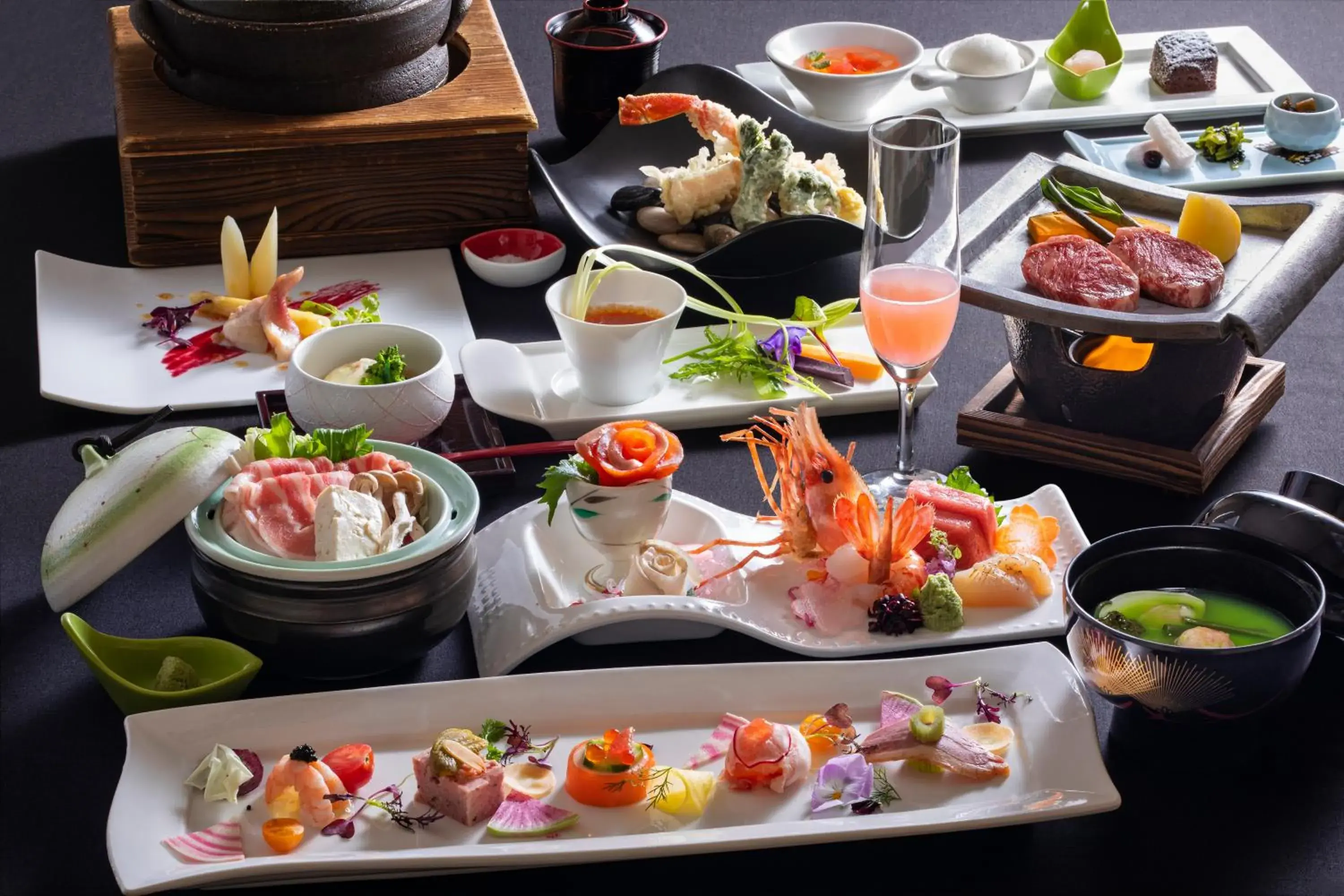 Food close-up in Noboribetsu Sekisui Tei Food close-up in Noboribetsu Sekisui Tei