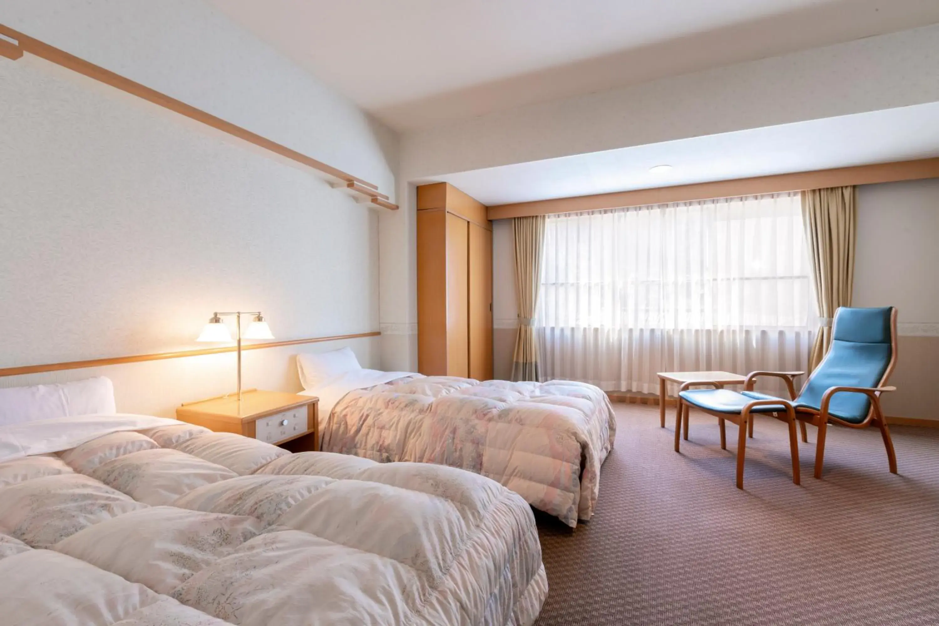 Photo of the whole room, Bed in Noboribetsu Sekisui Tei Photo of the whole room, Bed in Noboribetsu Sekisui Tei