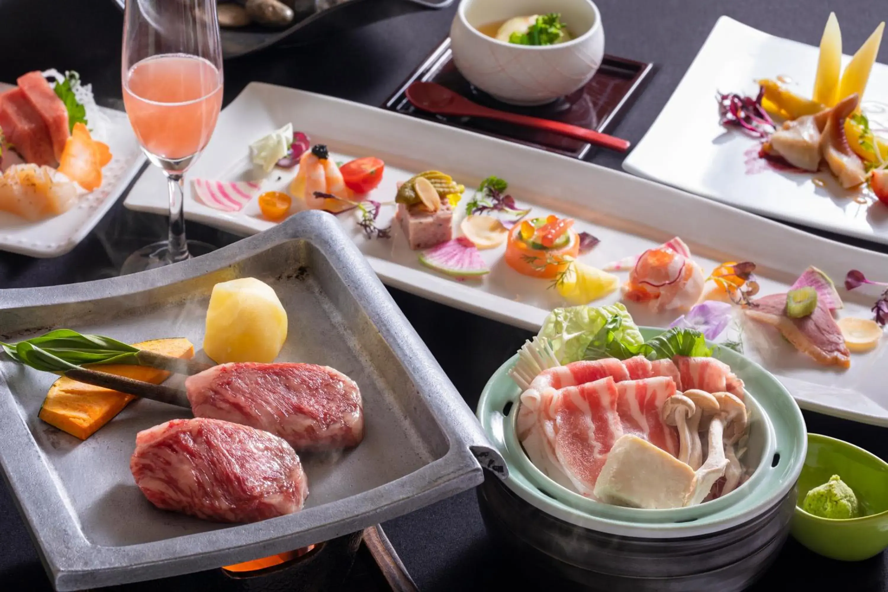 Food close-up in Noboribetsu Sekisui Tei Food close-up in Noboribetsu Sekisui Tei