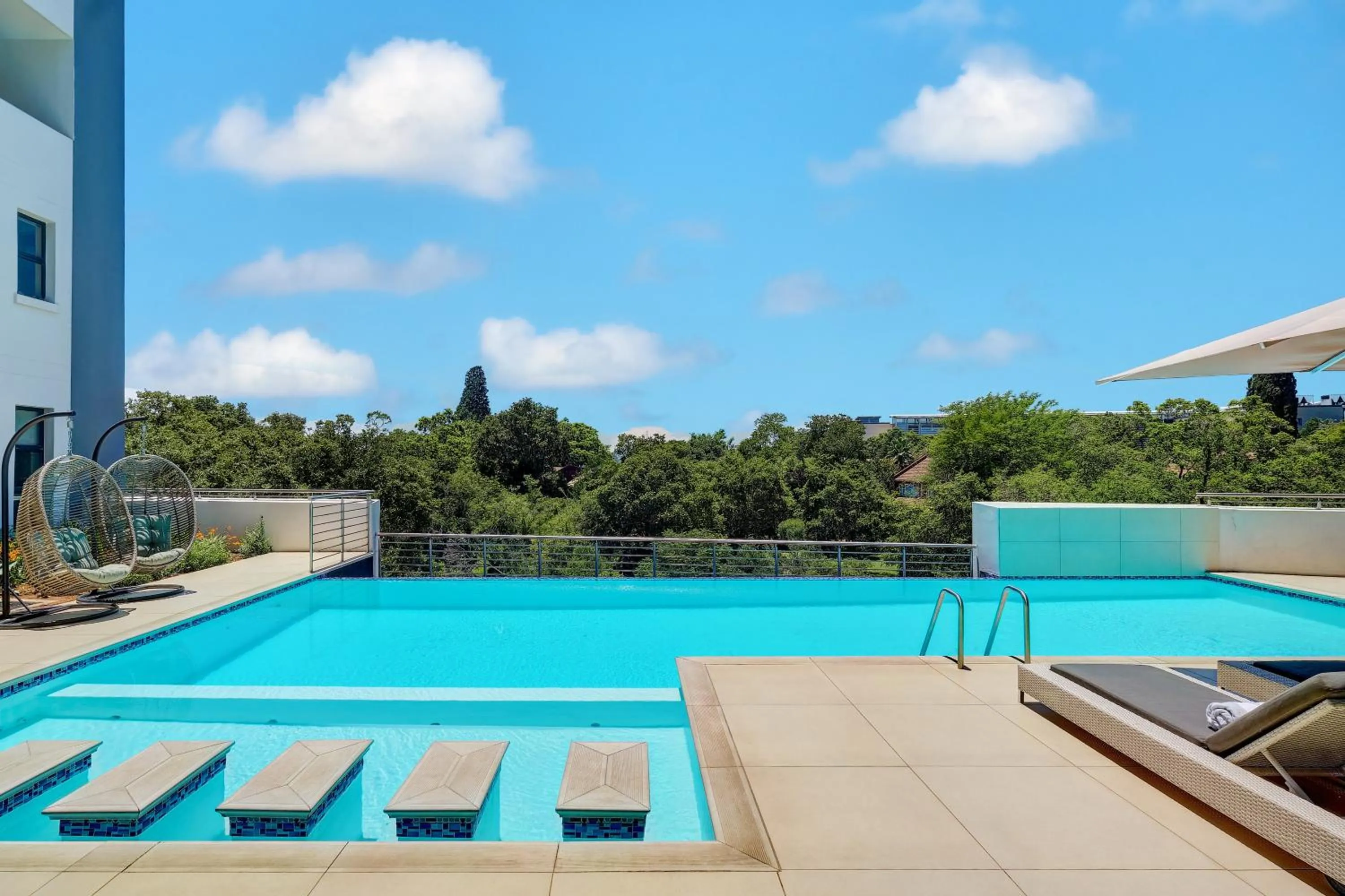 Swimming pool in The Regency Apartment Hotel Menlyn