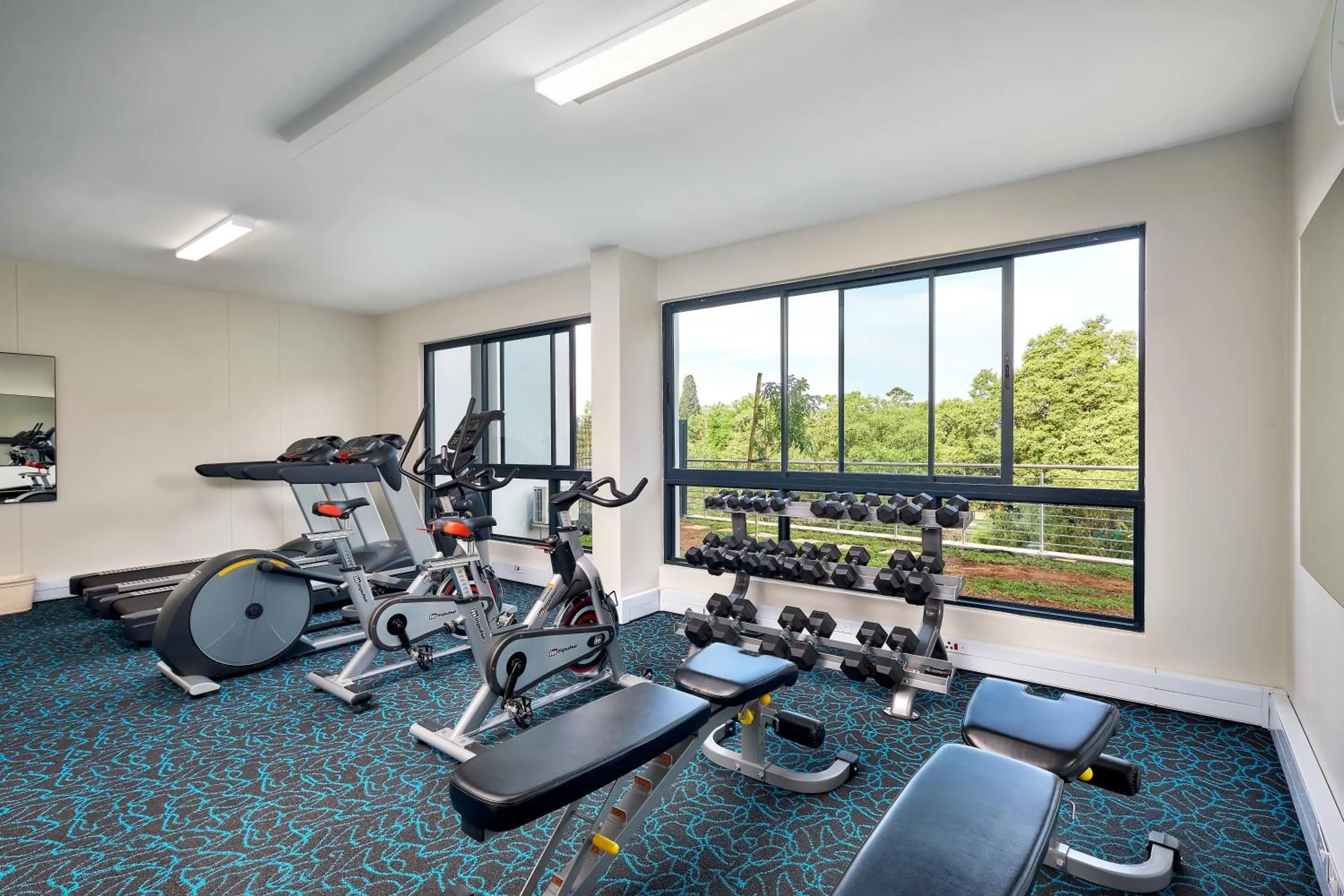Fitness centre/facilities in The Regency Apartment Hotel Menlyn
