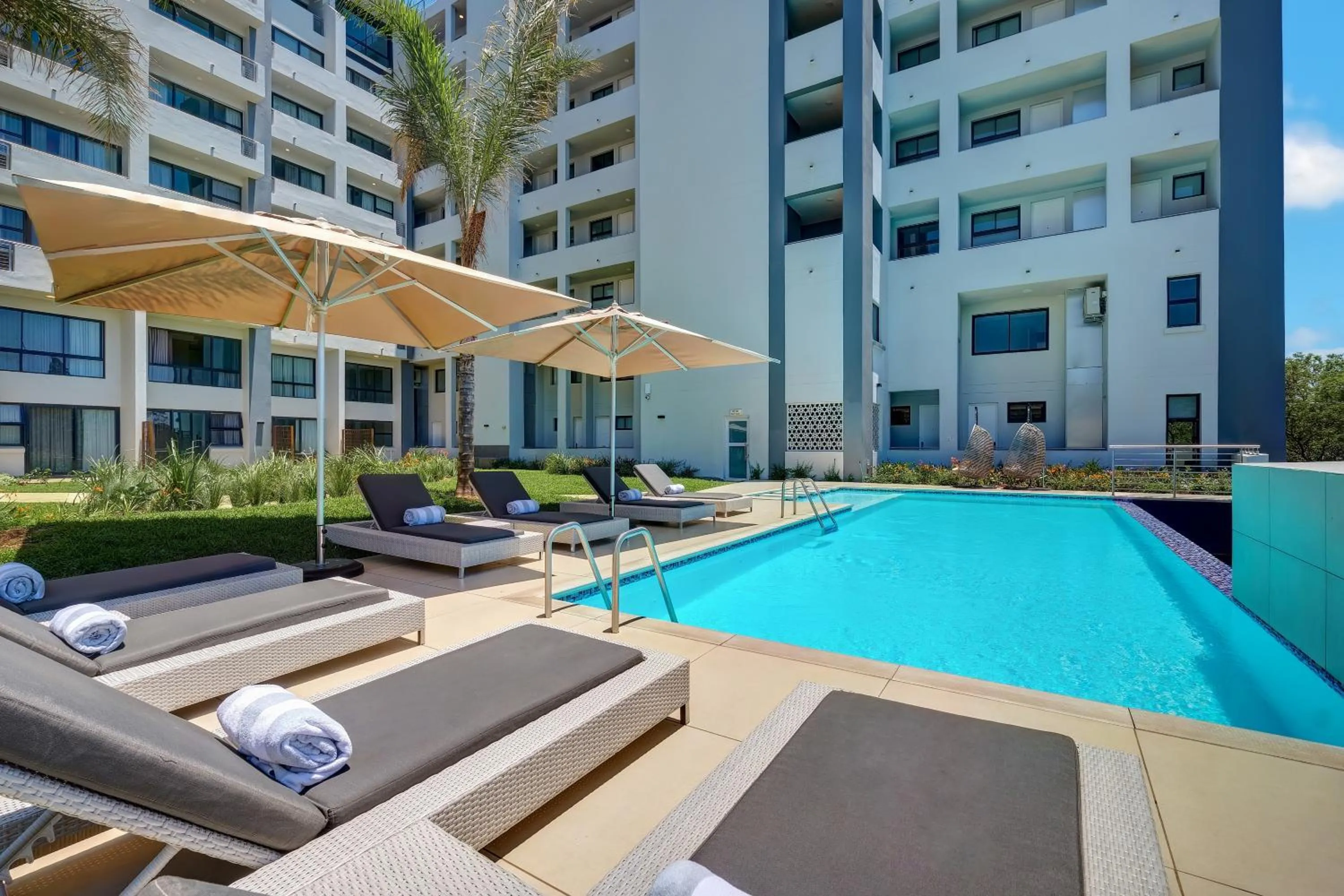 Swimming pool in The Regency Apartment Hotel Menlyn