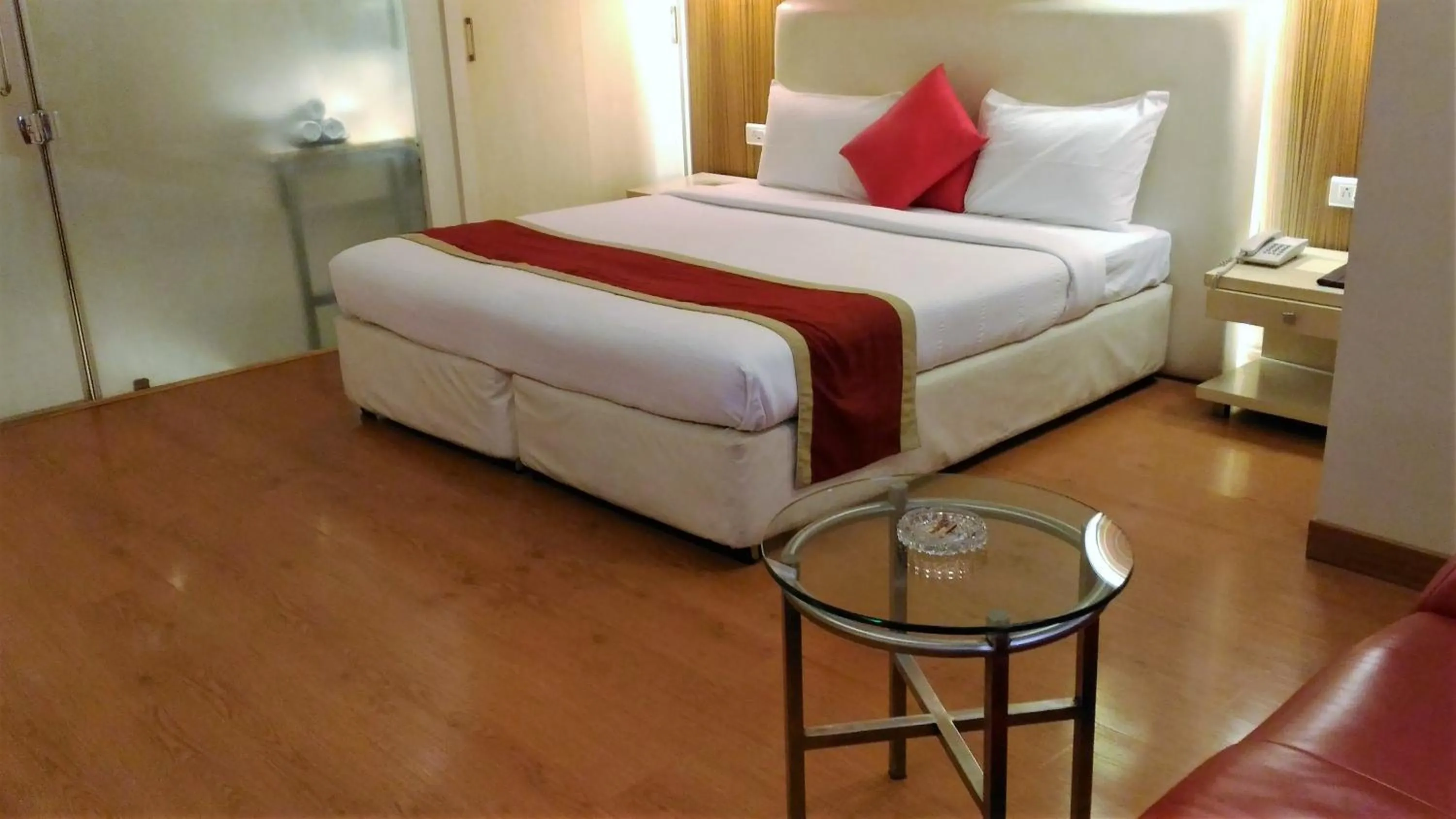 Photo of the whole room, Bed in Taj Tristar