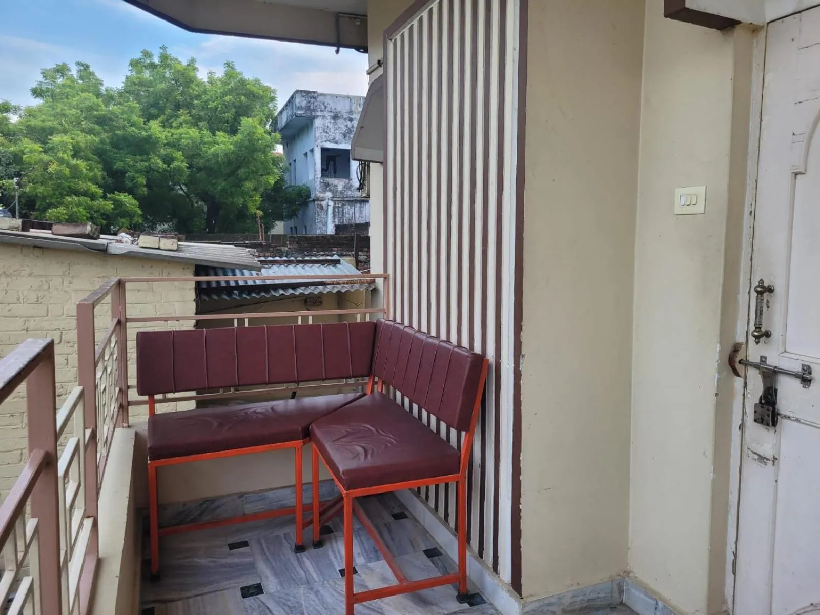 Balcony/Terrace in Hotel Temple On Ganges