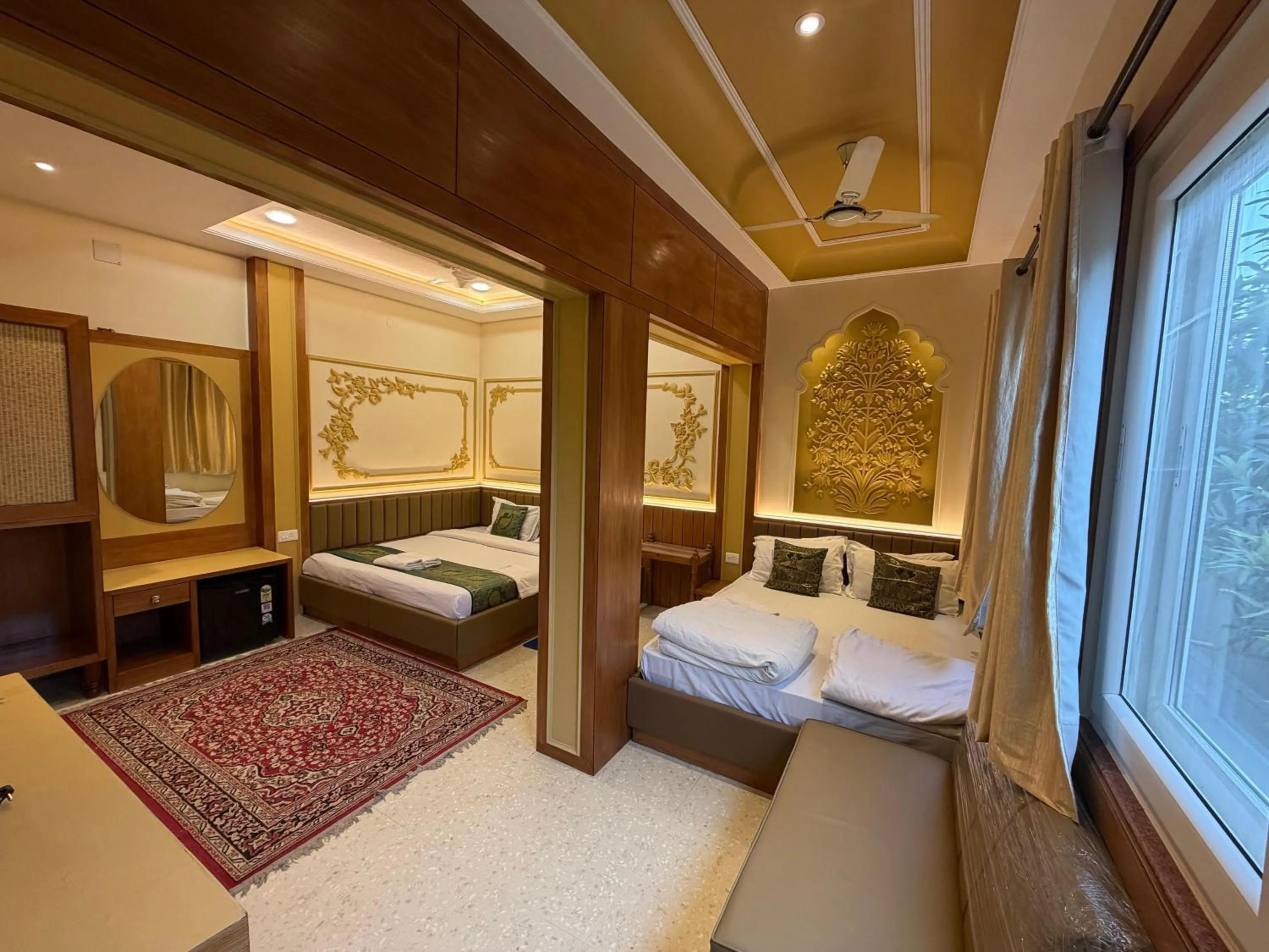 Bed in Hotel Temple On Ganges