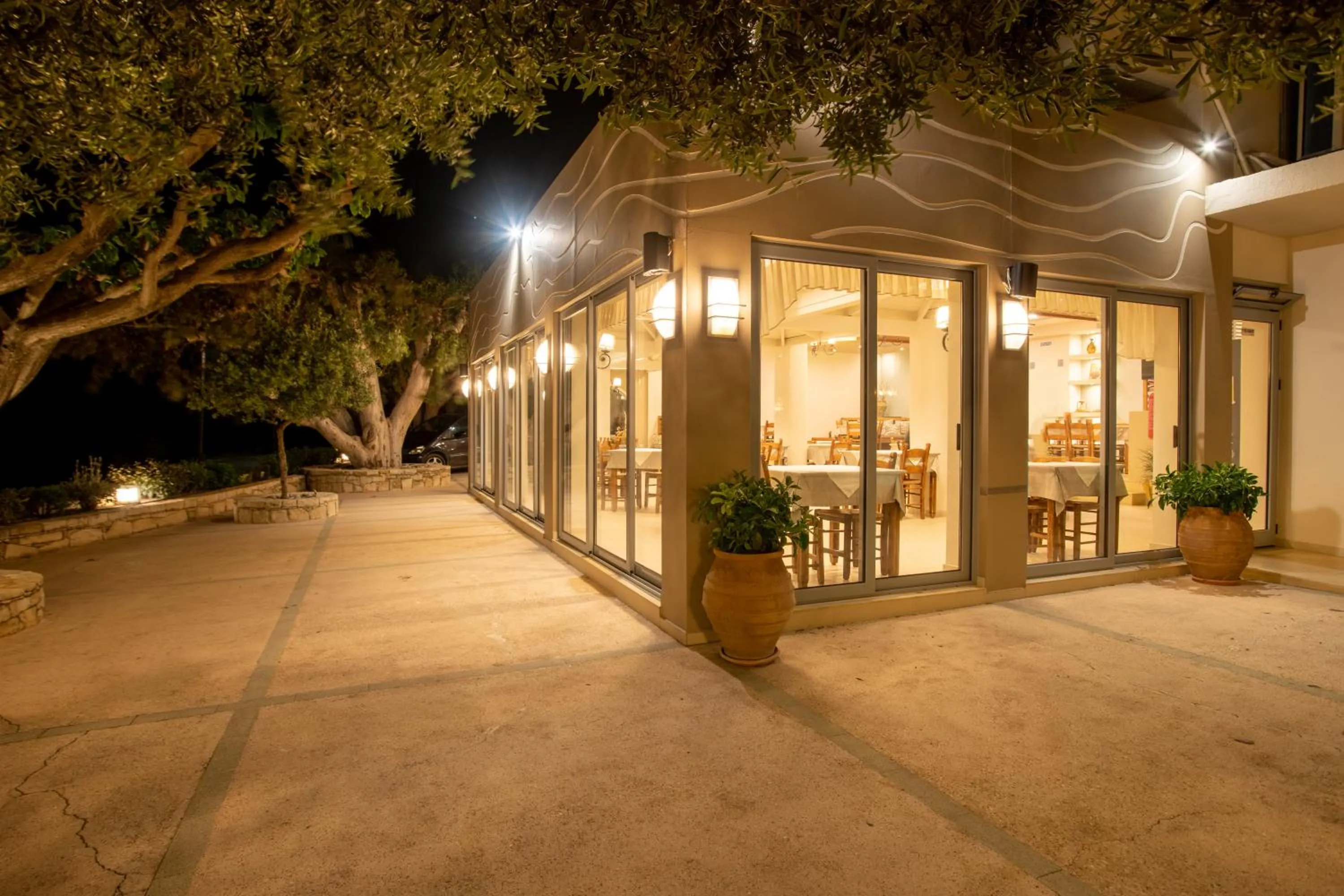 Property building in Polyrizos Hotel