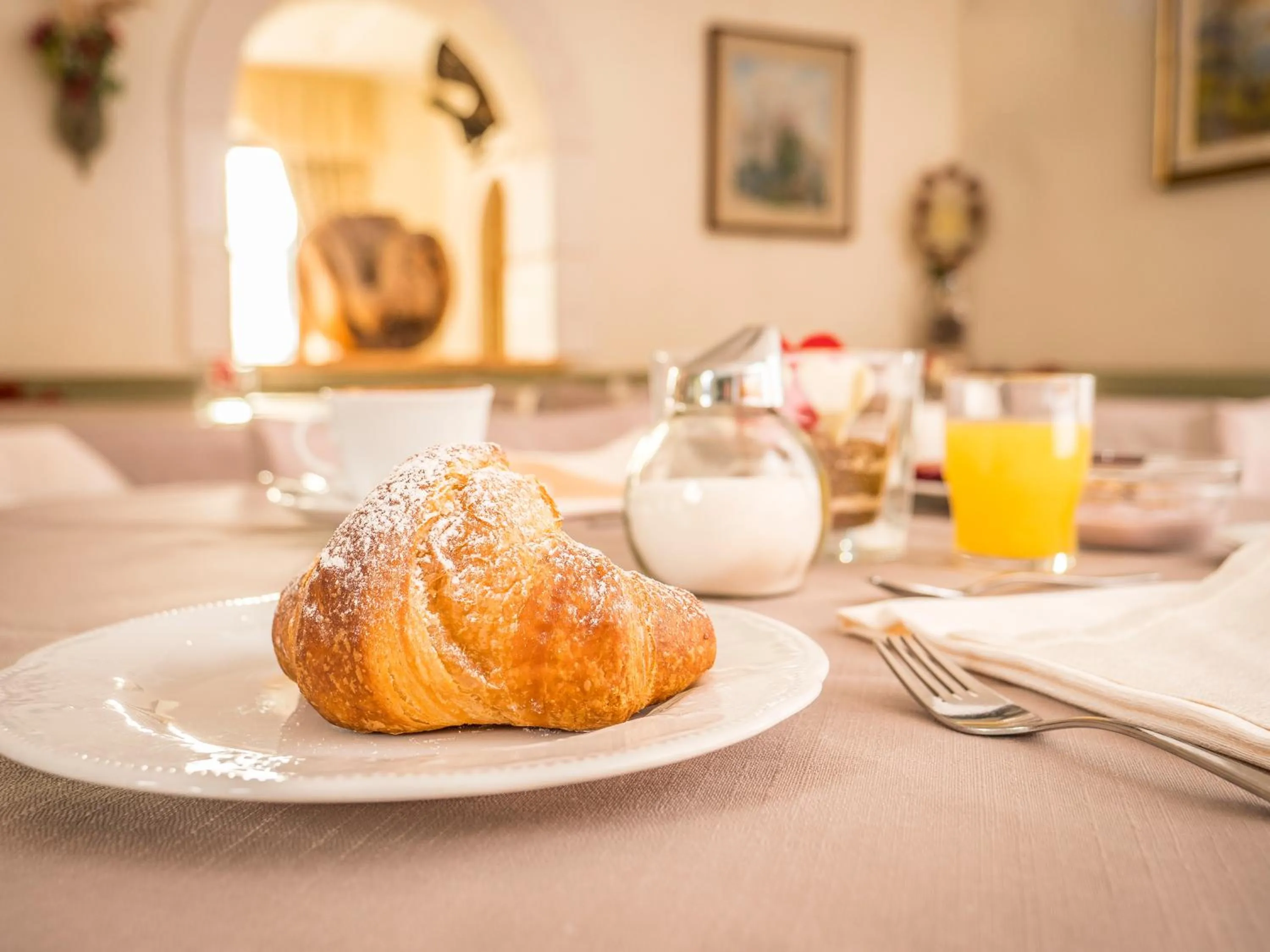 Buffet breakfast in Hotel Arnika