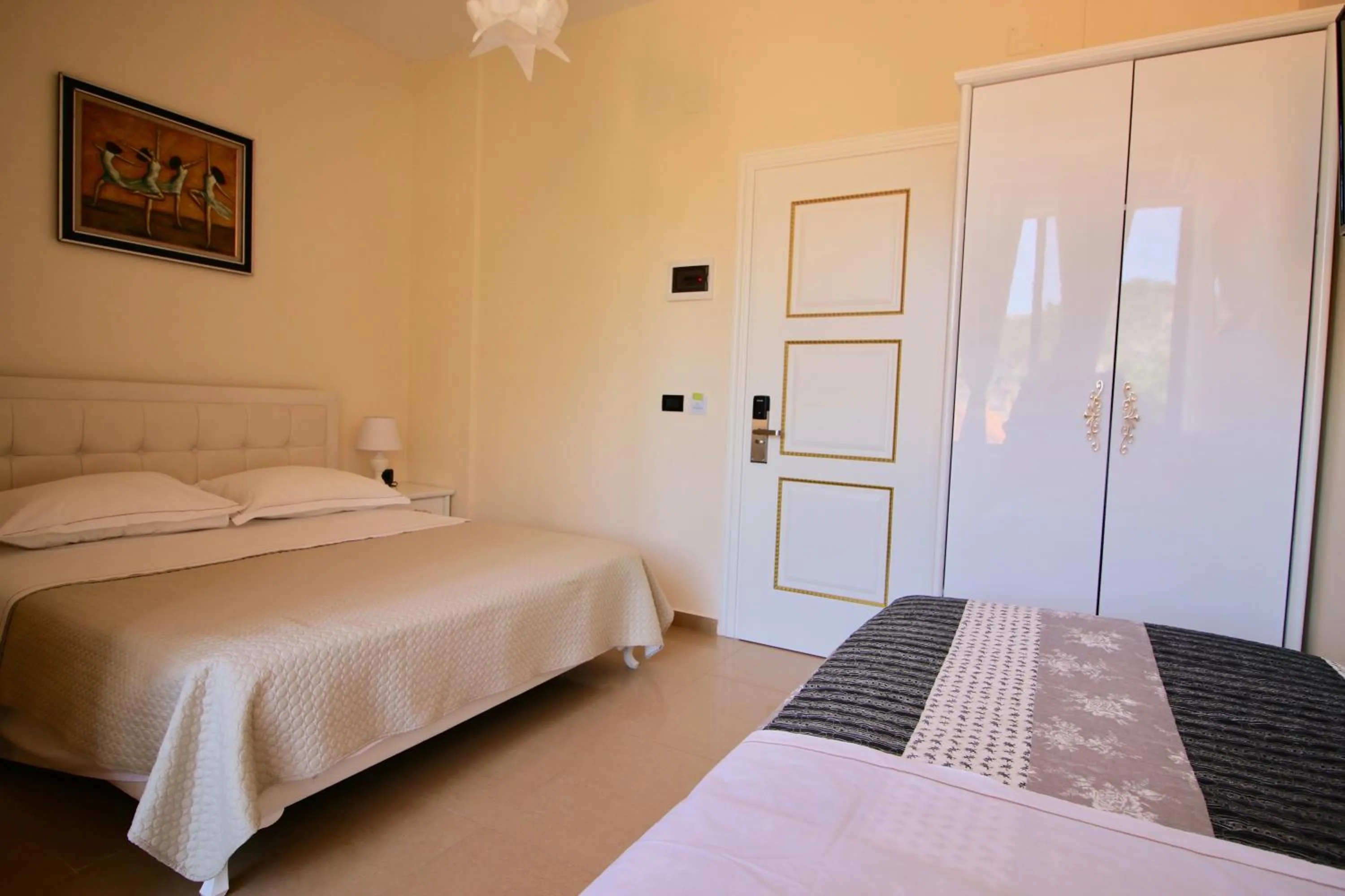 Bed in Hotel Orestiada