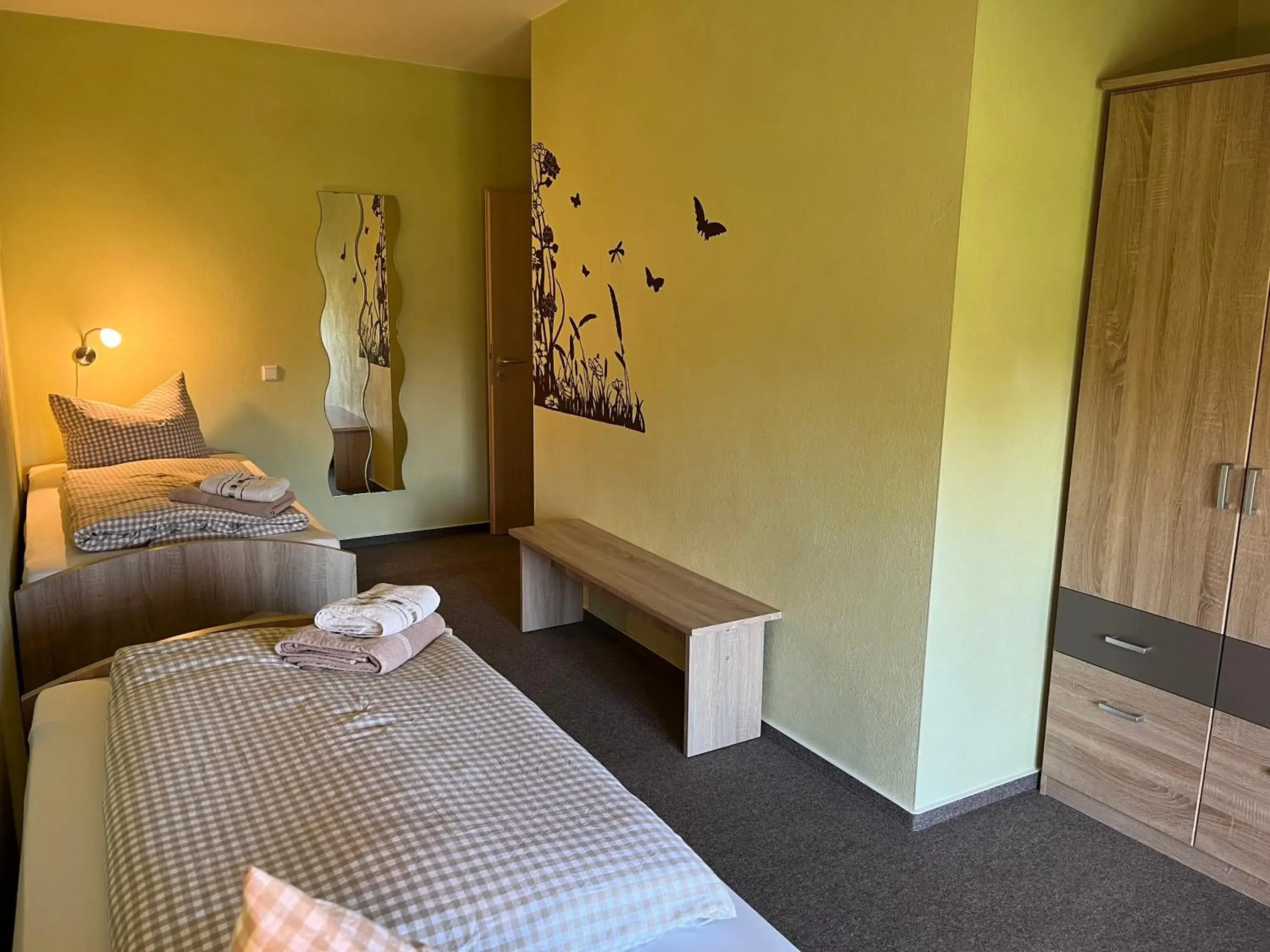 One-Bedroom Apartment with two single beds in Scheunenherberge One-Bedroom Apartment with two single beds in Scheunenherberge