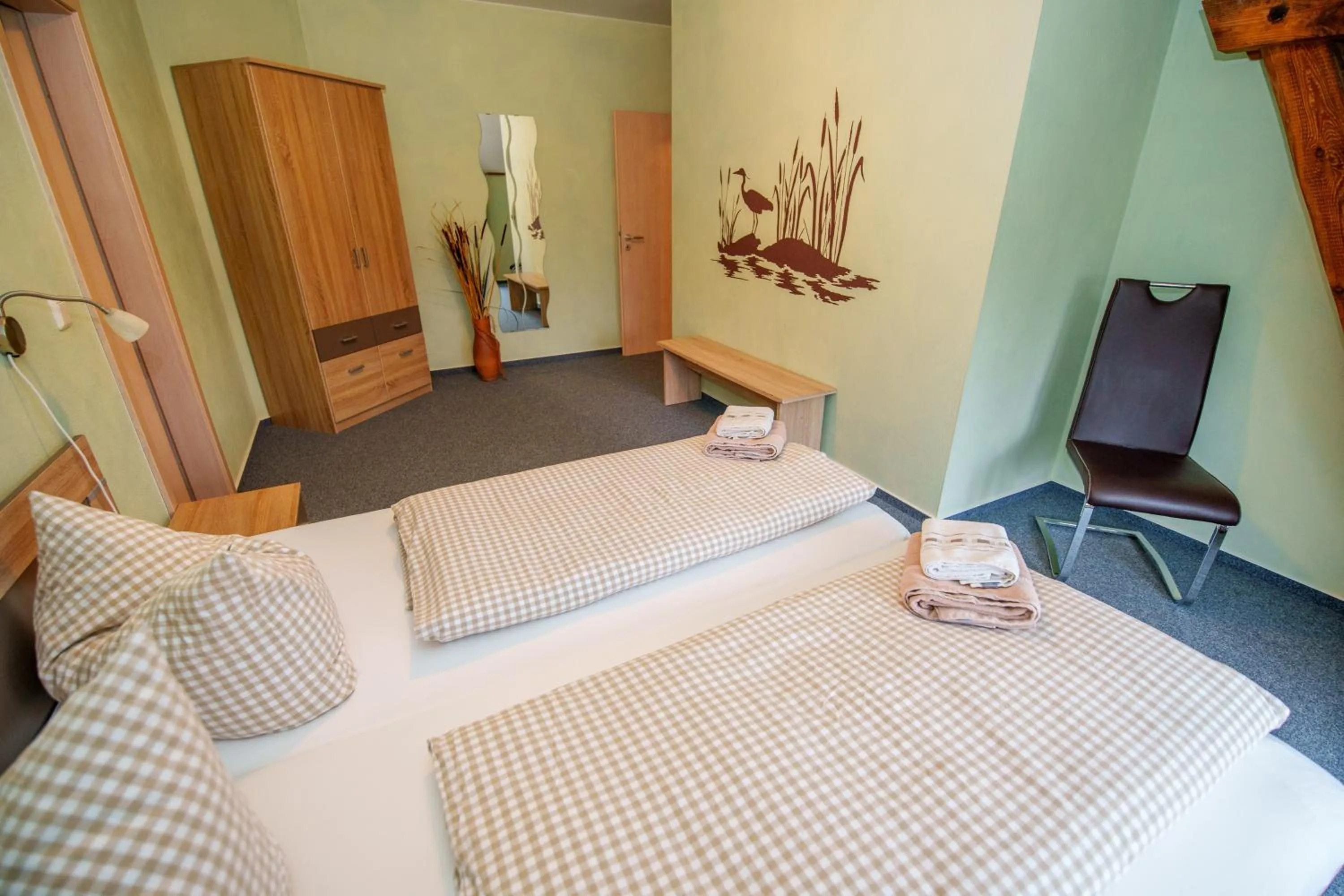 Bedroom, Bed in Scheunenherberge