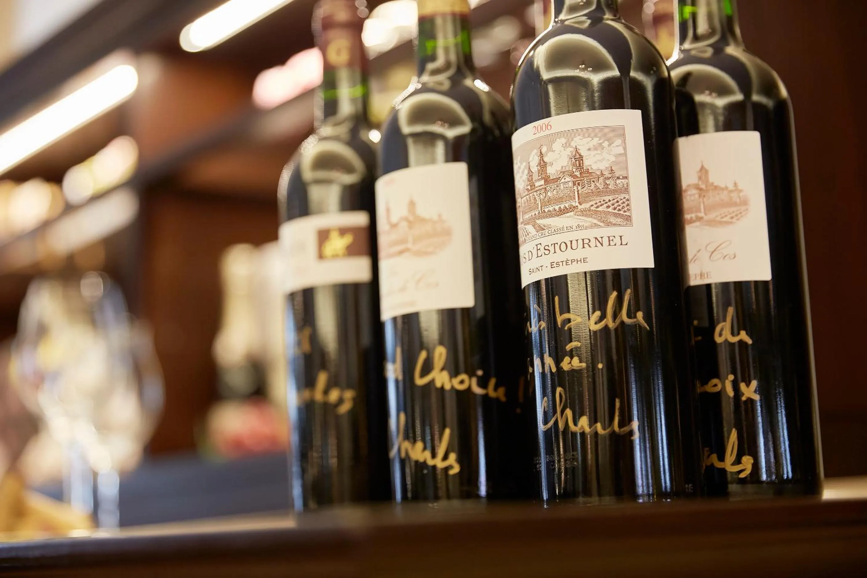 Alcoholic drinks in Hotel Europe Huis Ten Bosch