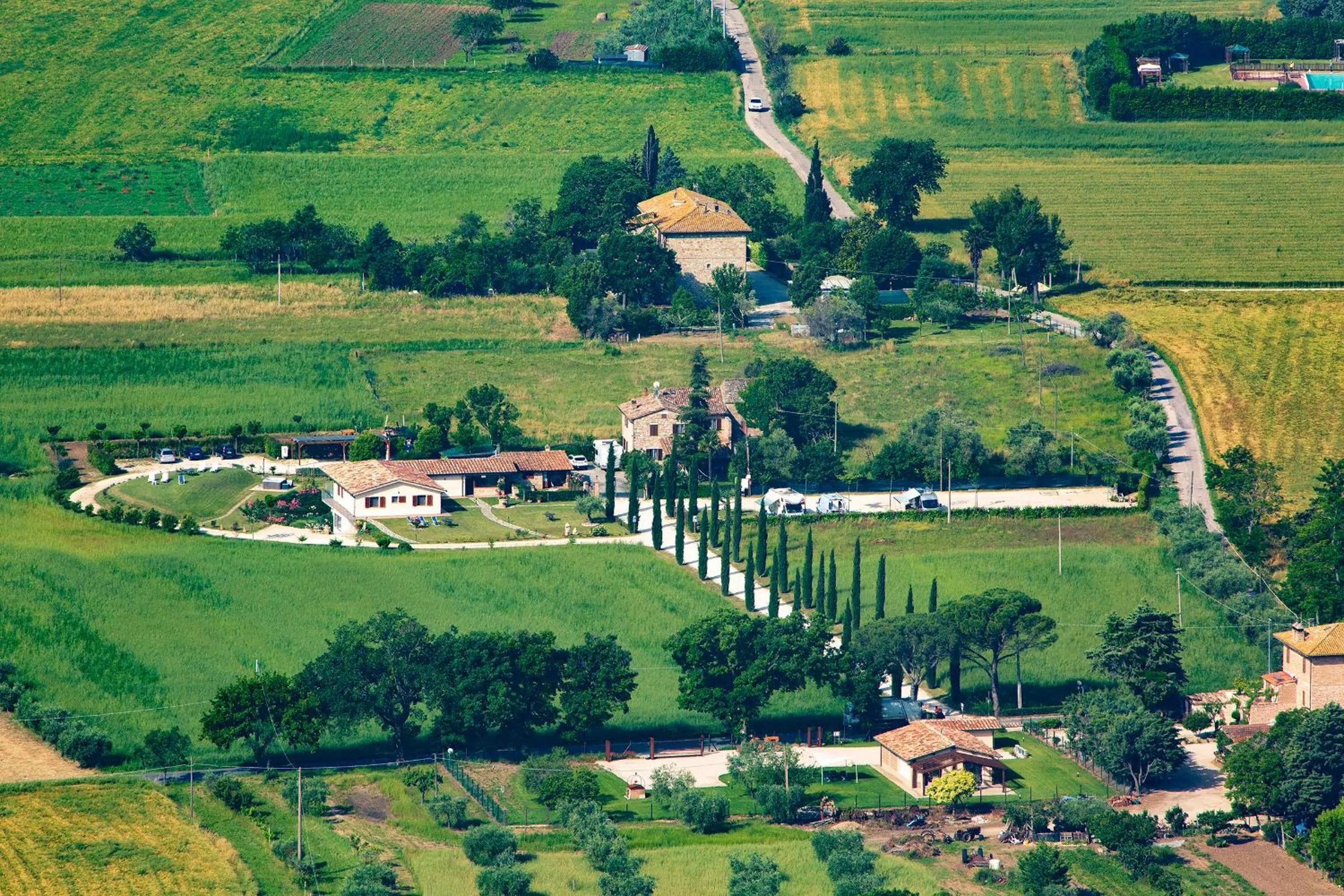 Natural landscape in All'Antica Mattonata
