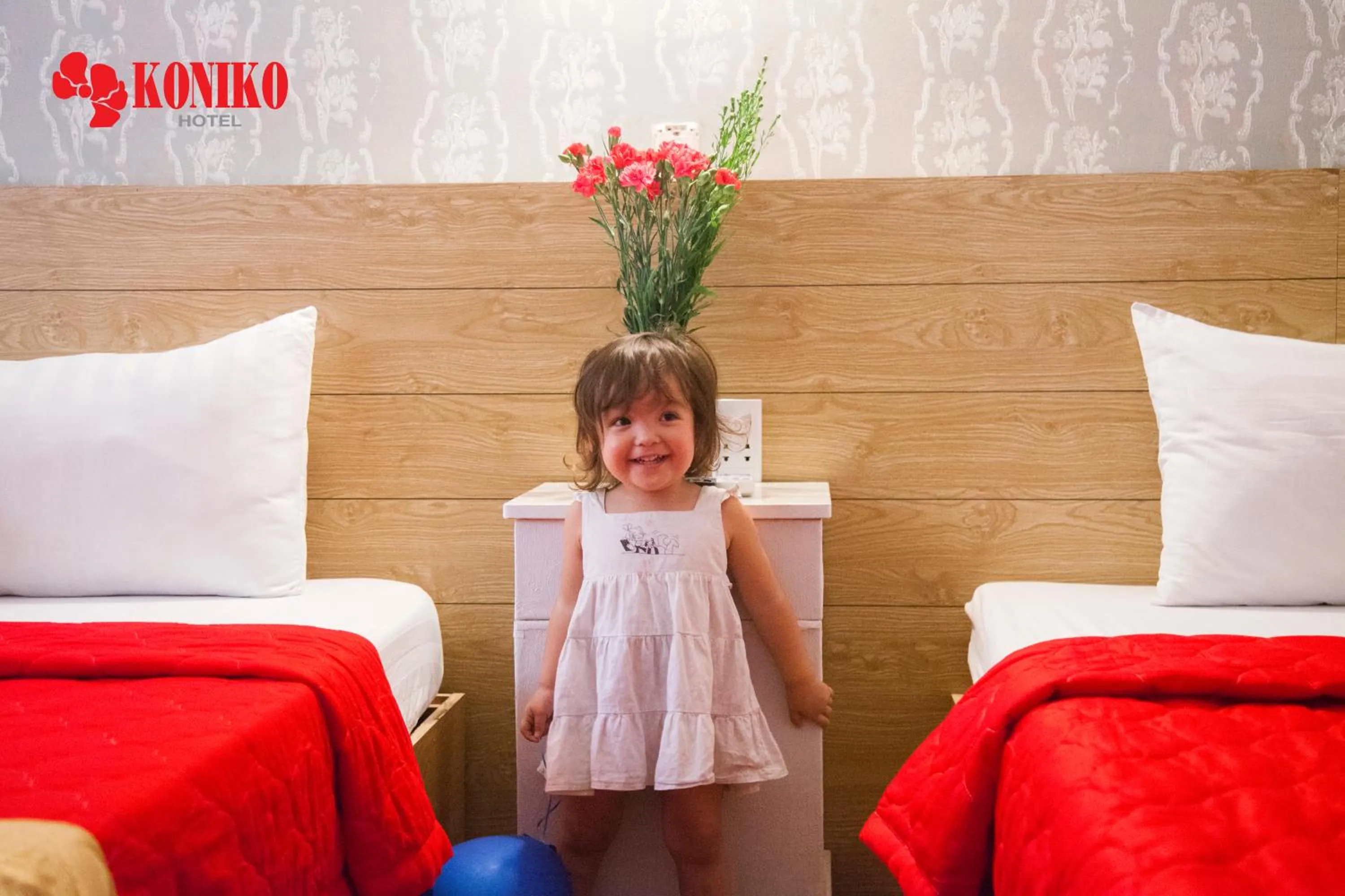 Bed in Koniko Hotel