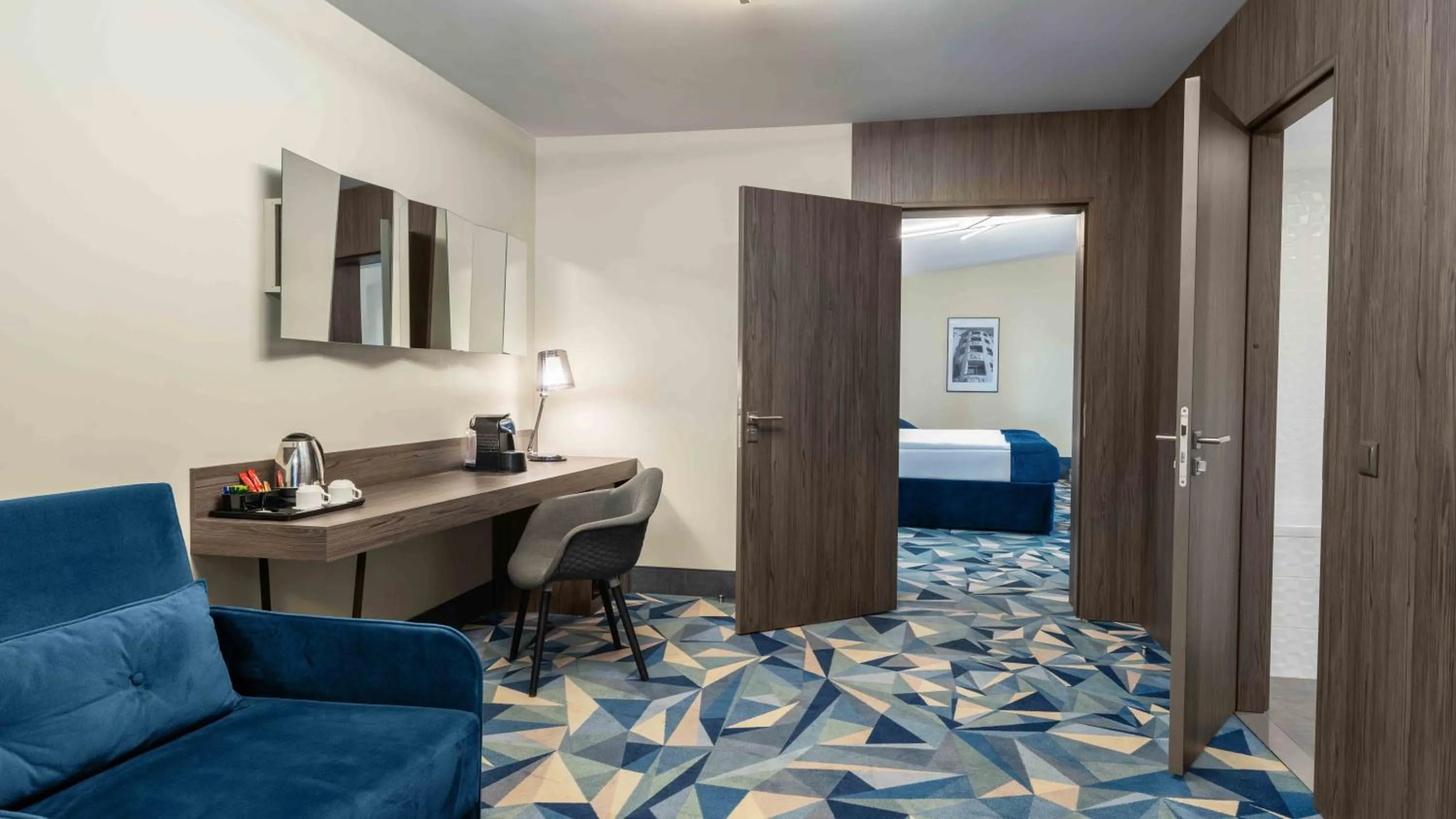 Bed in Wellton Riverside SPA Hotel